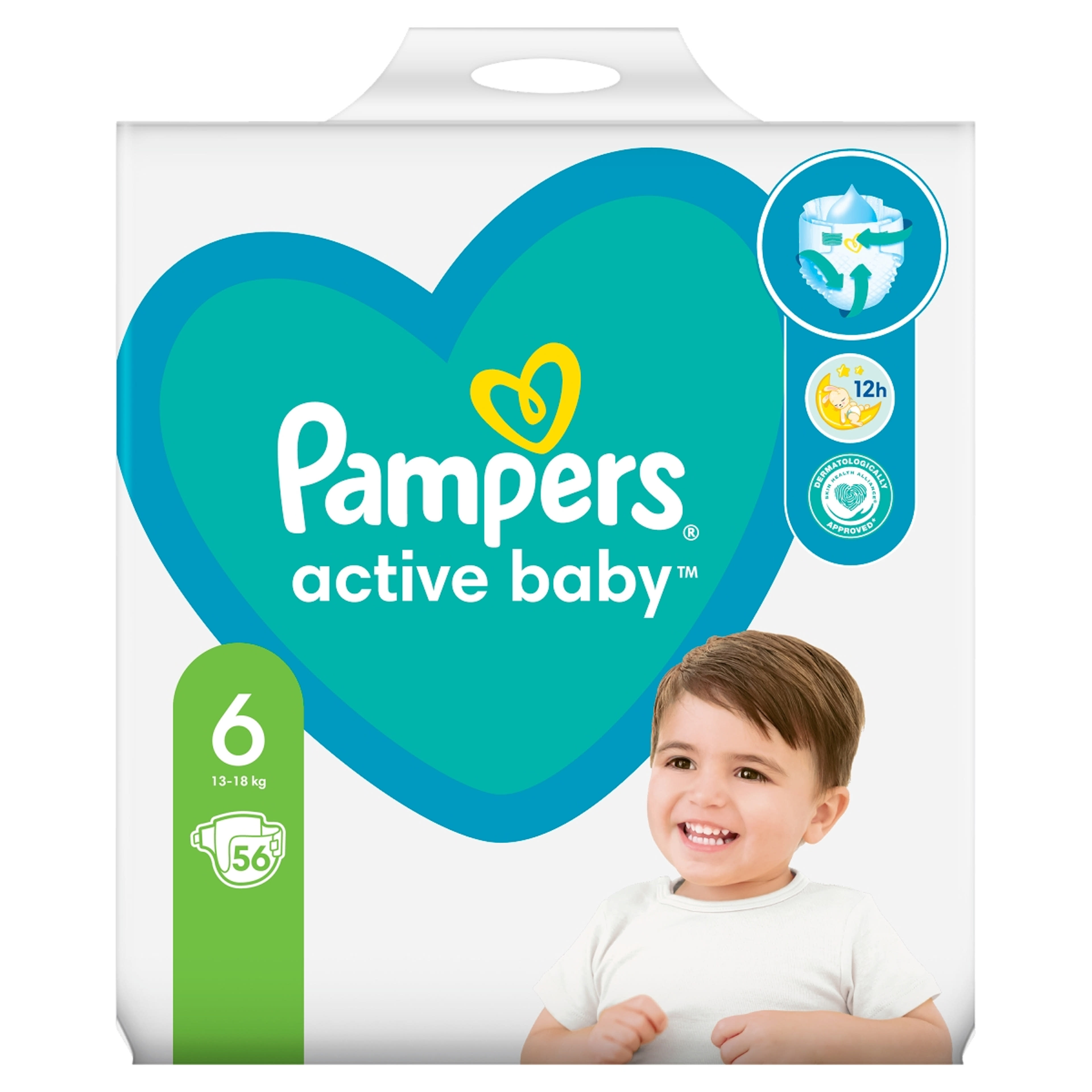 Pampers Active Baby Giant Pack Pelenka 6 - 56 db-1