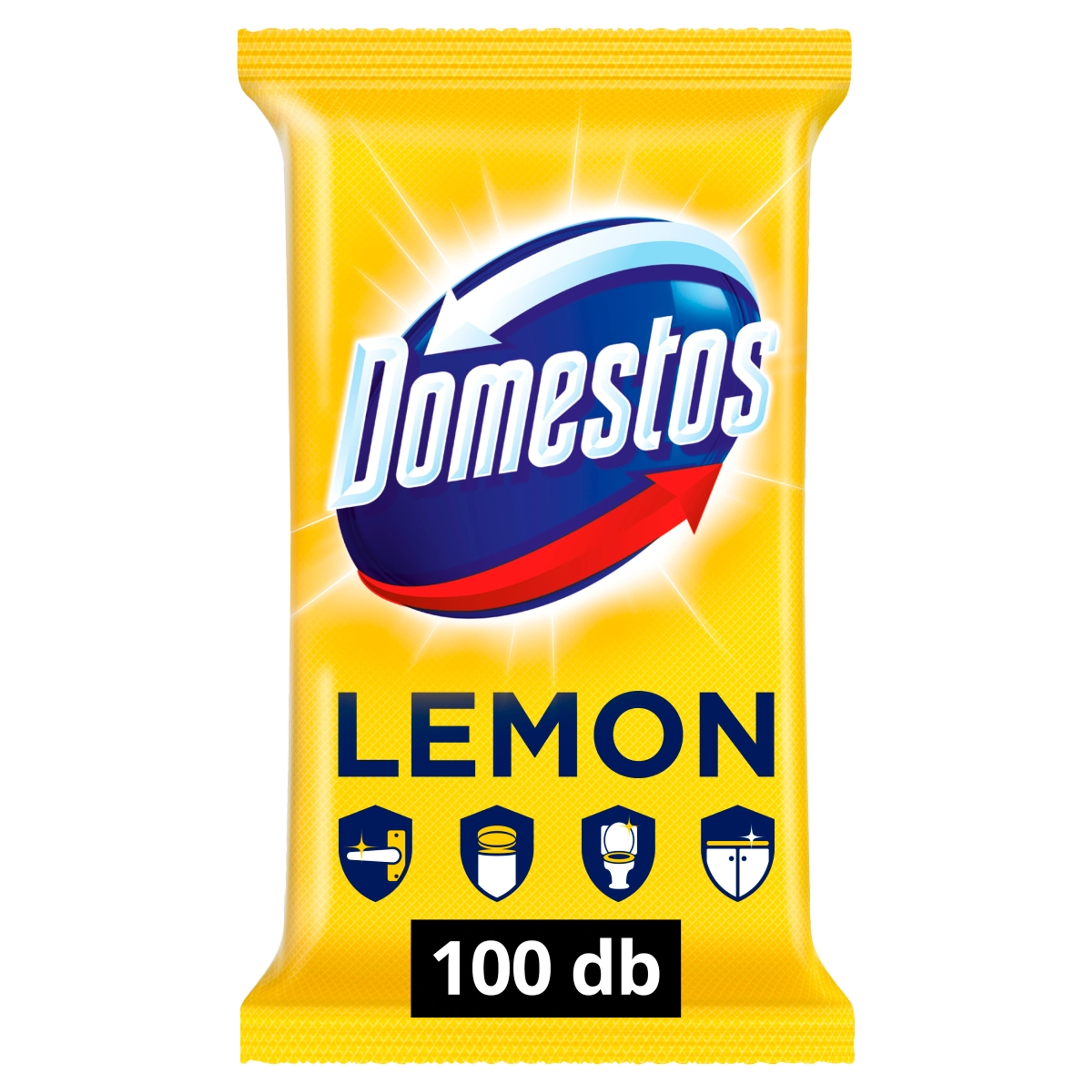 Domestos Higénikus törlőkendő, citrom - 100 db-2