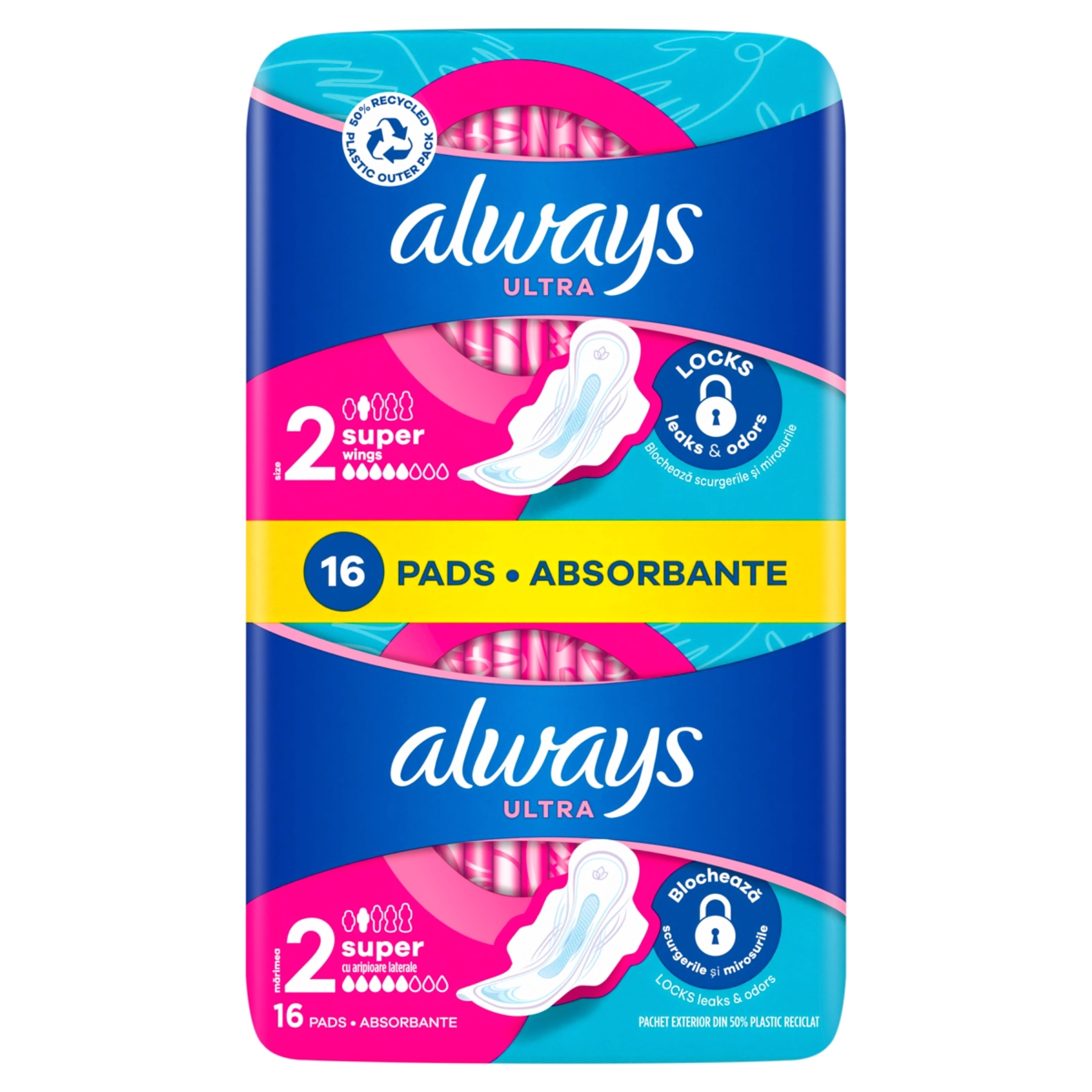 Always Ultra Super Plus intim betét - 16 db-1
