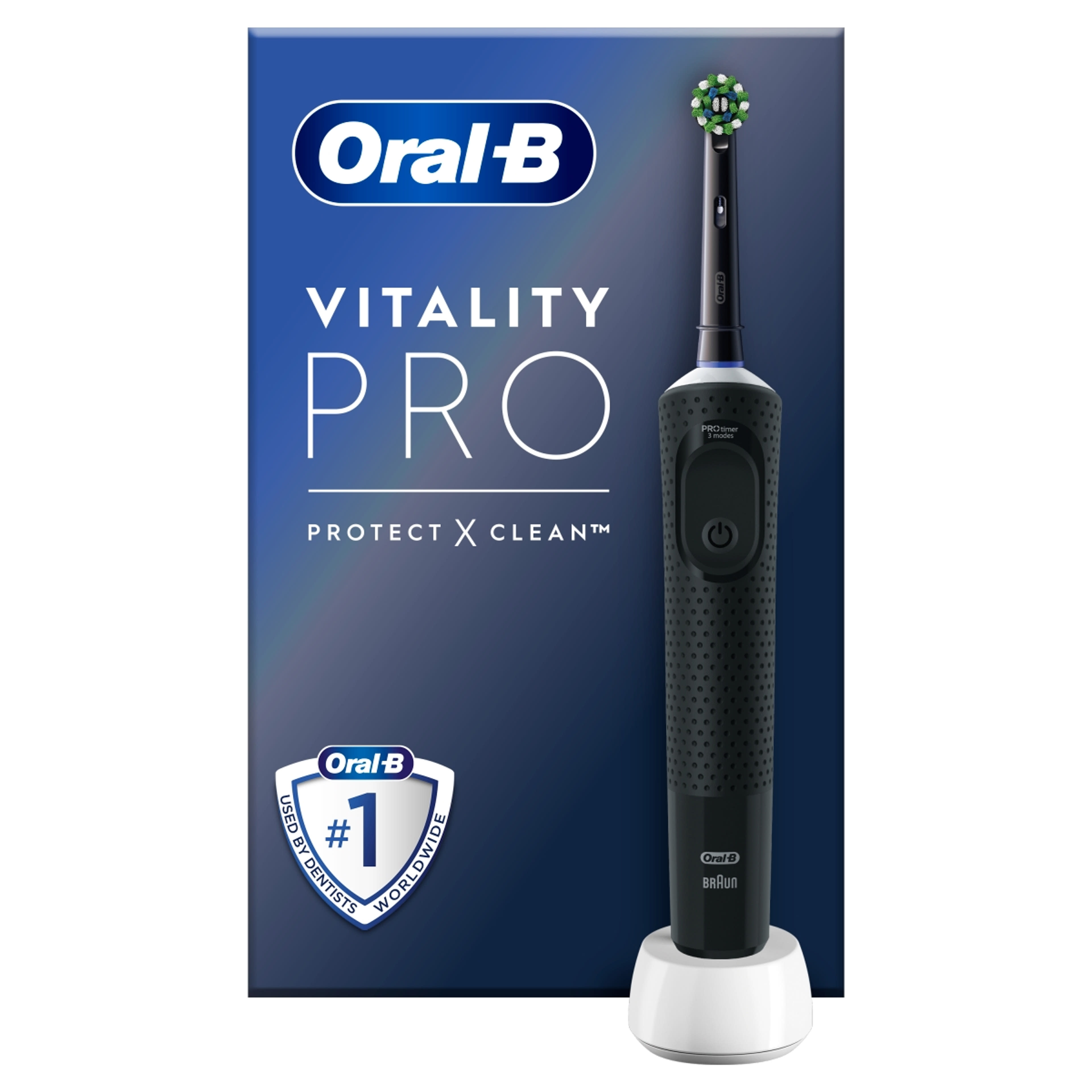 Oral-B Vitality Pro elektromos fogkefe, fekete - 1 db-7
