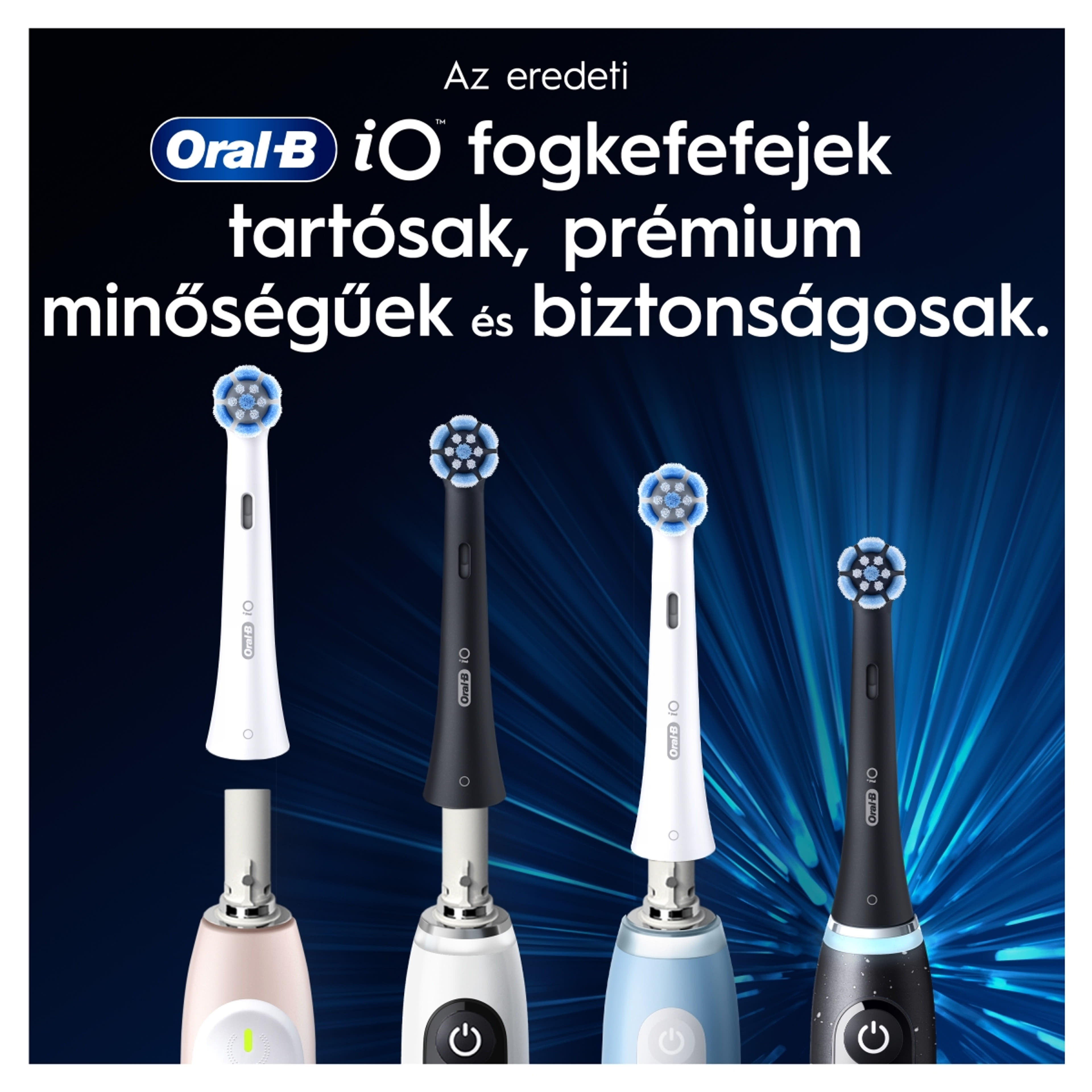 Oral-B Gentle Care IO elektromos fogkefe pótfej - 4 db-9