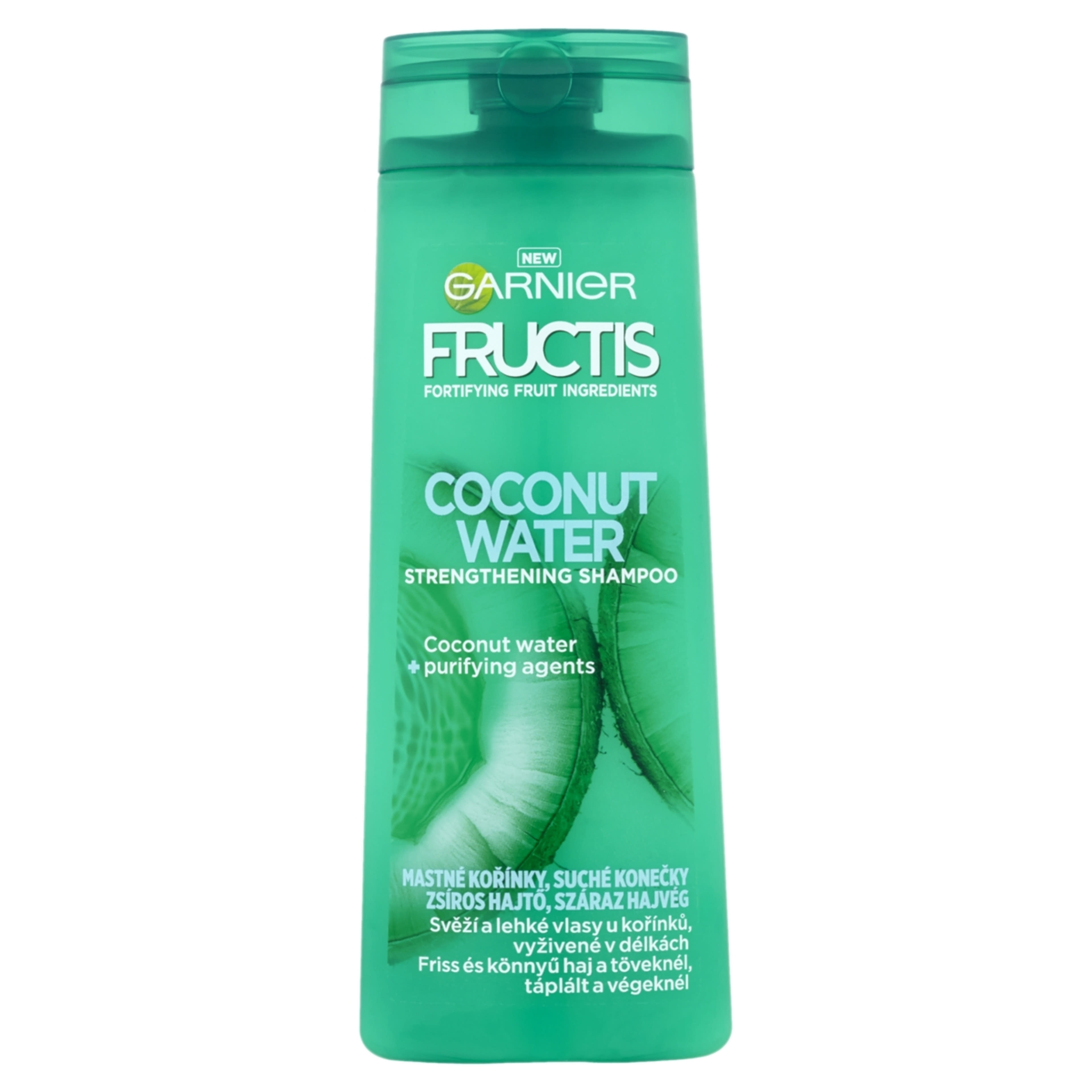 Garnier Fructis Coconut Water sampon normál és gyorsan zsírosodó hajra - 400 ml-1