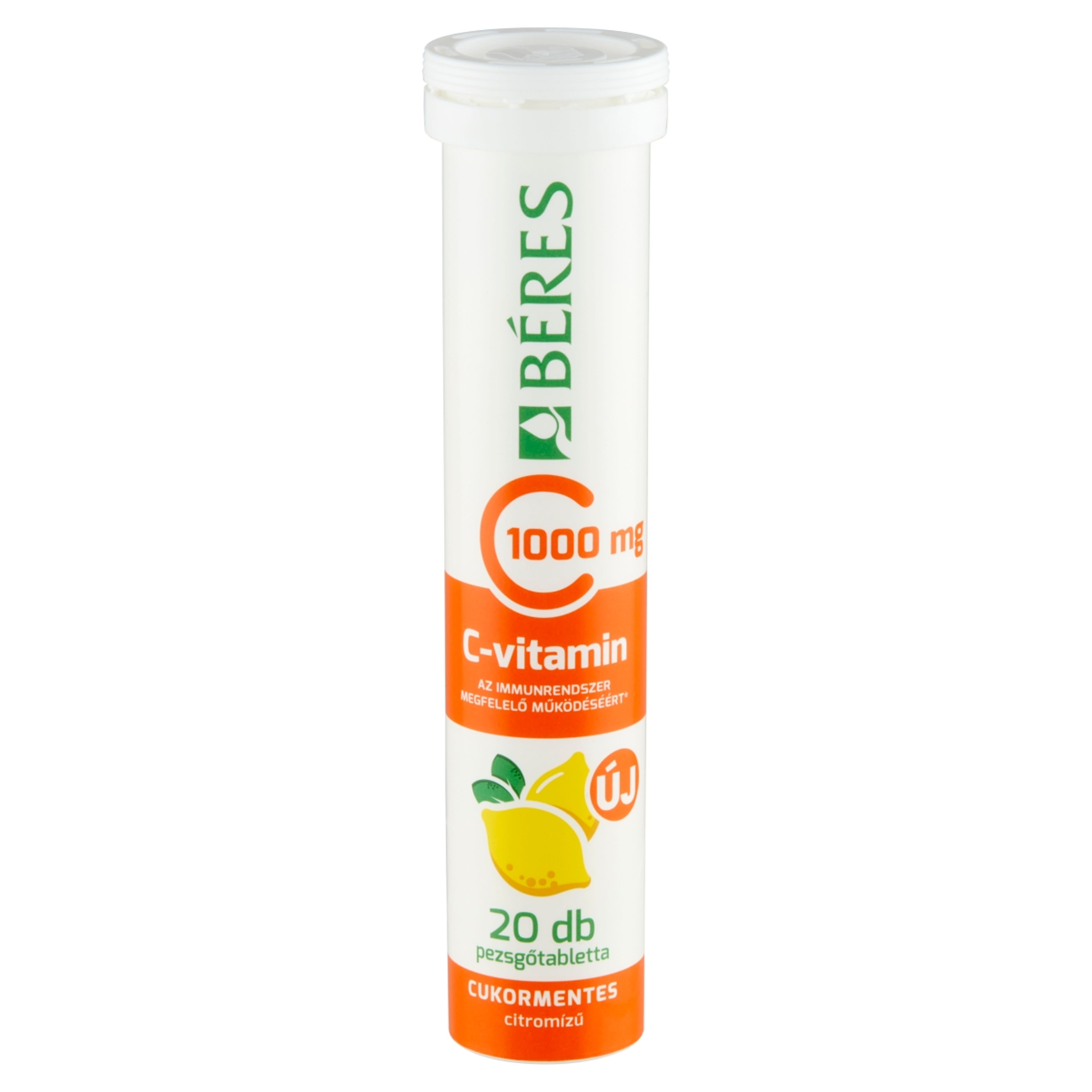 Béres C-vitamin 1000 mg étrend-kiegészítő pezsgőtabletta, citromos - 20 db-2