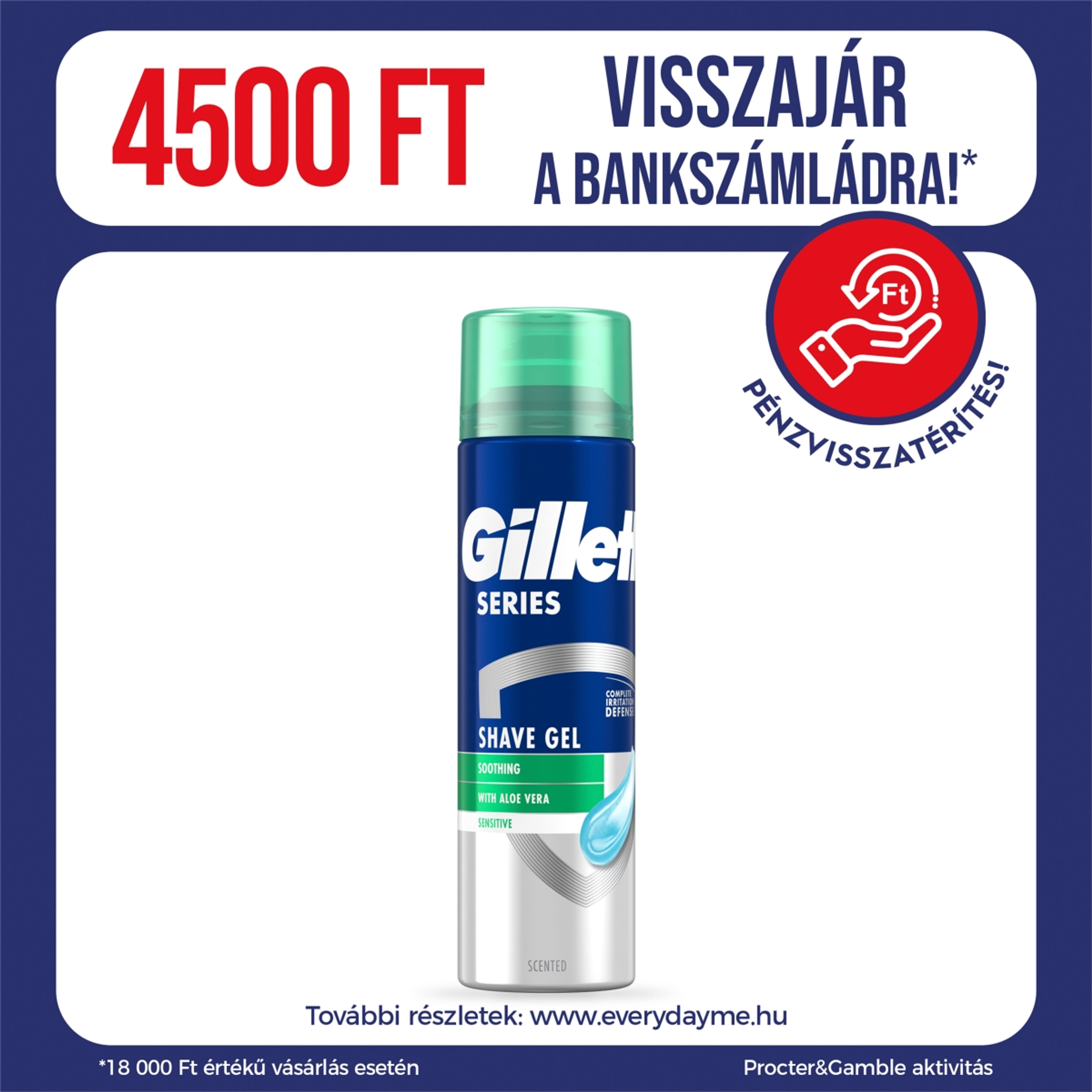 Gillette Series borotvazselé érzékeny bõrre - 200 ml