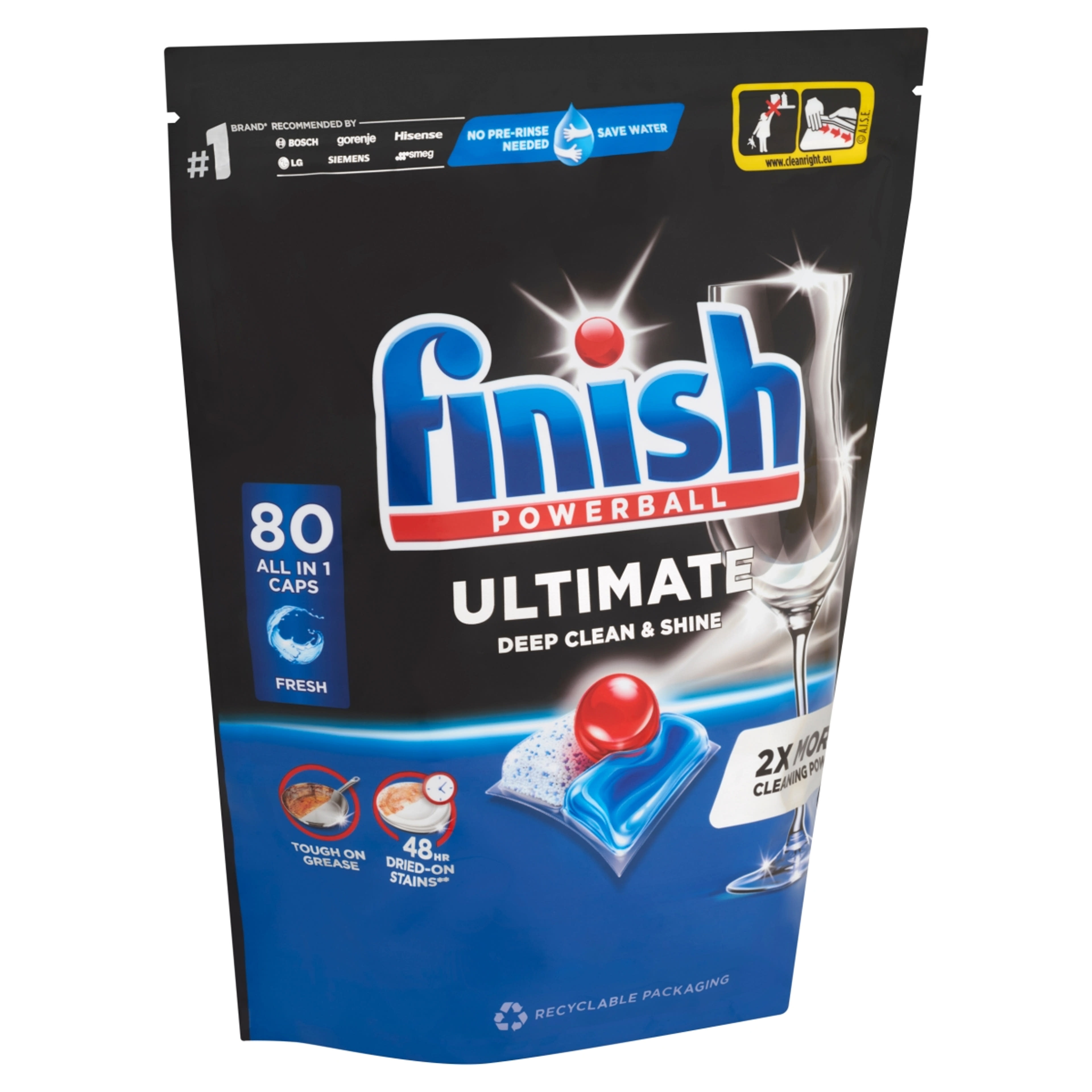 Finish Quantum Ultimate mosogatógép tabletta Regular - 80 db-2