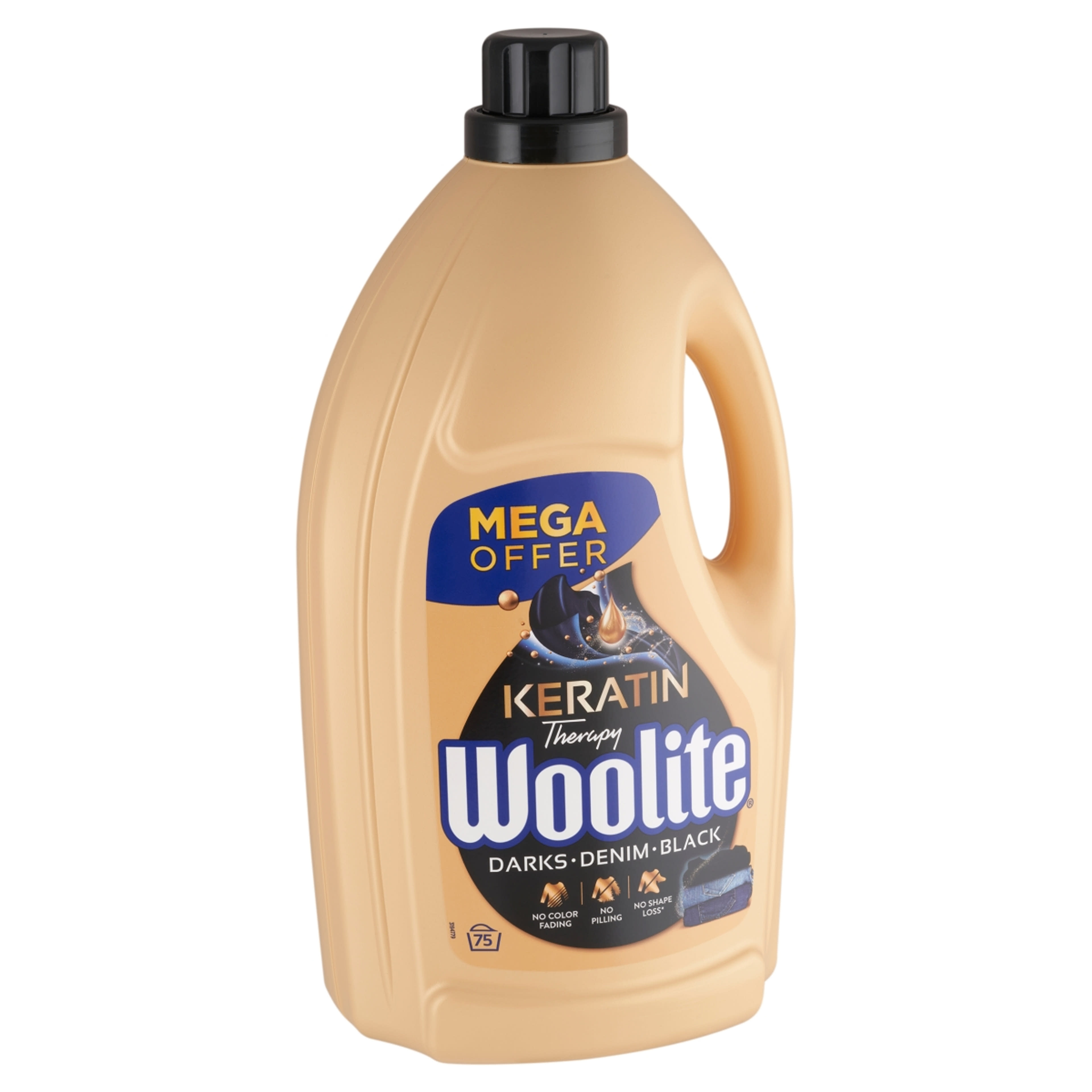 Woolite Keratin Therapy folyékony mosószer keratinnal sötét ruhákhoz 75 mosás - 4500 ml-2