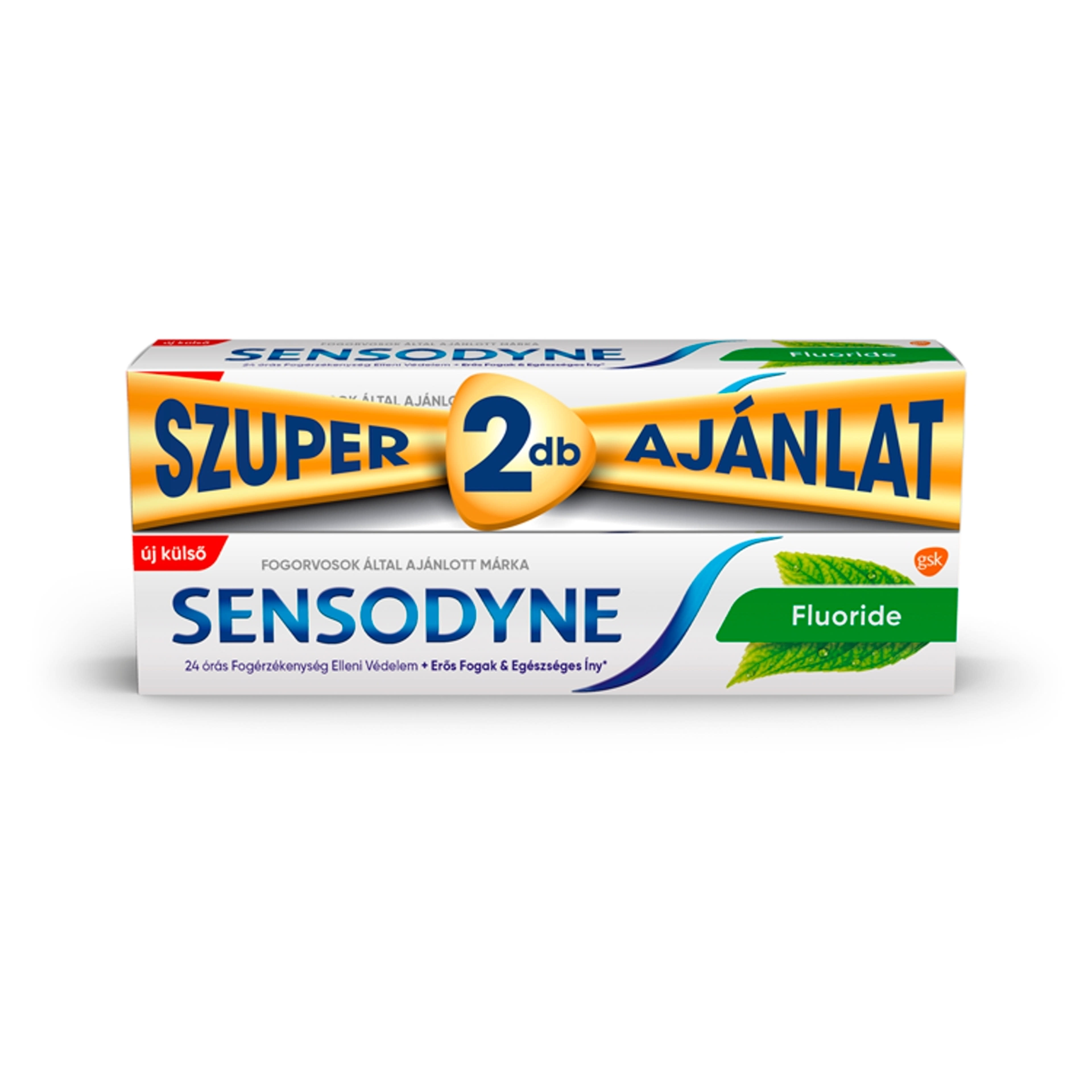 Sensodyne Fluoride fogkrém 2 x 75 ml - 150 ml