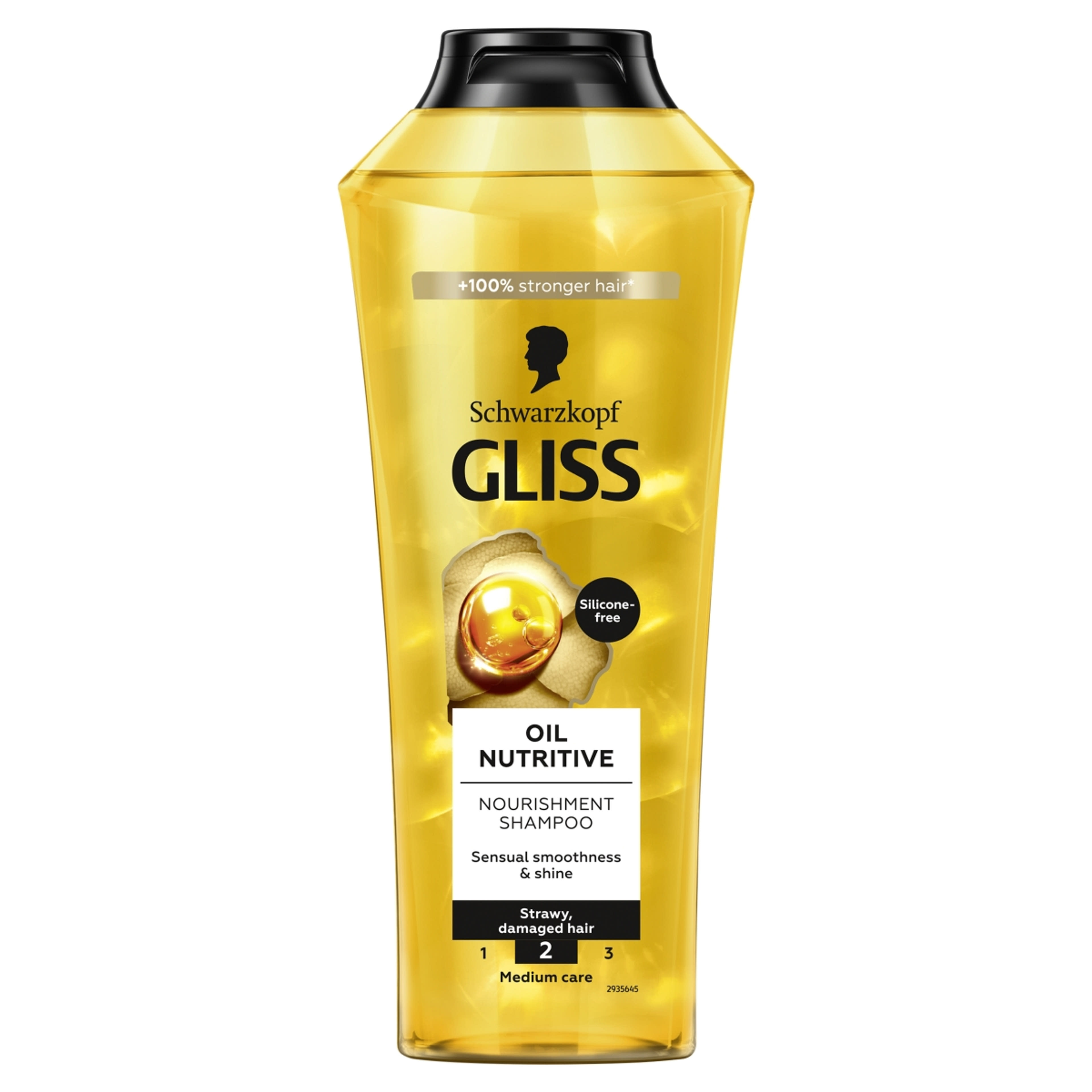 Gliss Tápláló olaj hajregeneráló sampon - 400 ml