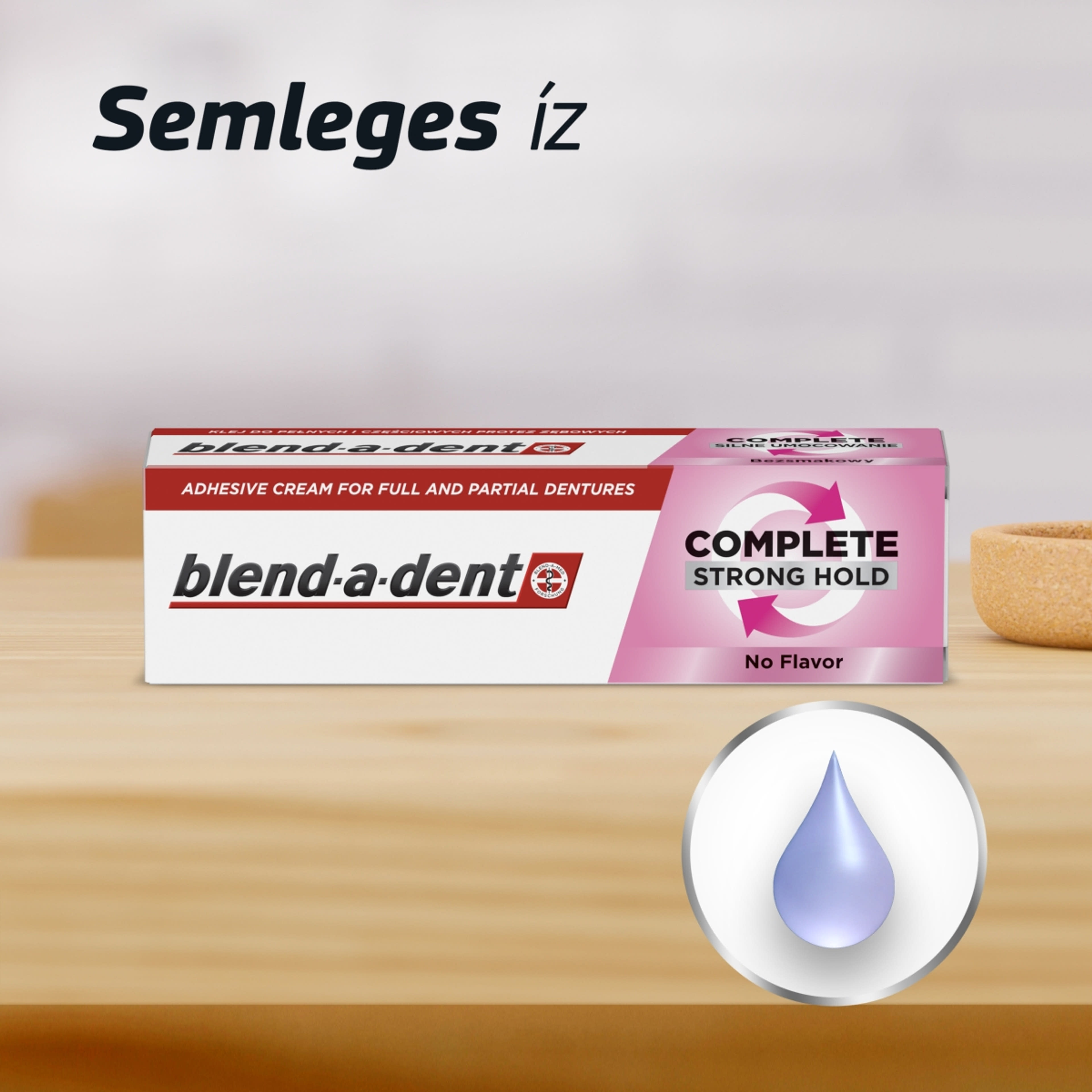 Blend-a-Dent Complete Semleges ízű műfogsorragasztó - 47 g-8