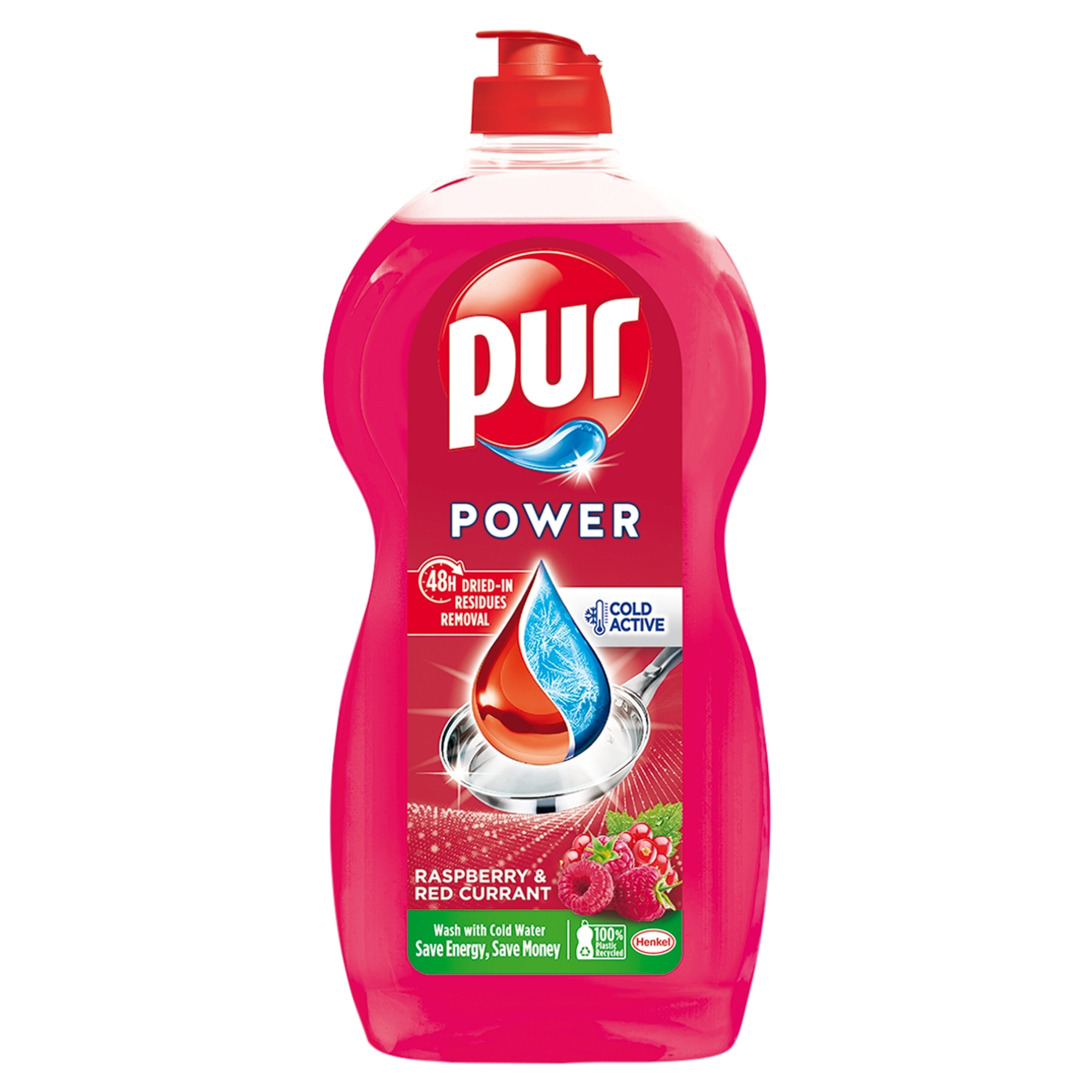 Pur Power Raspberry & Red Currant kézi mosogatószer - 1200 ml-1