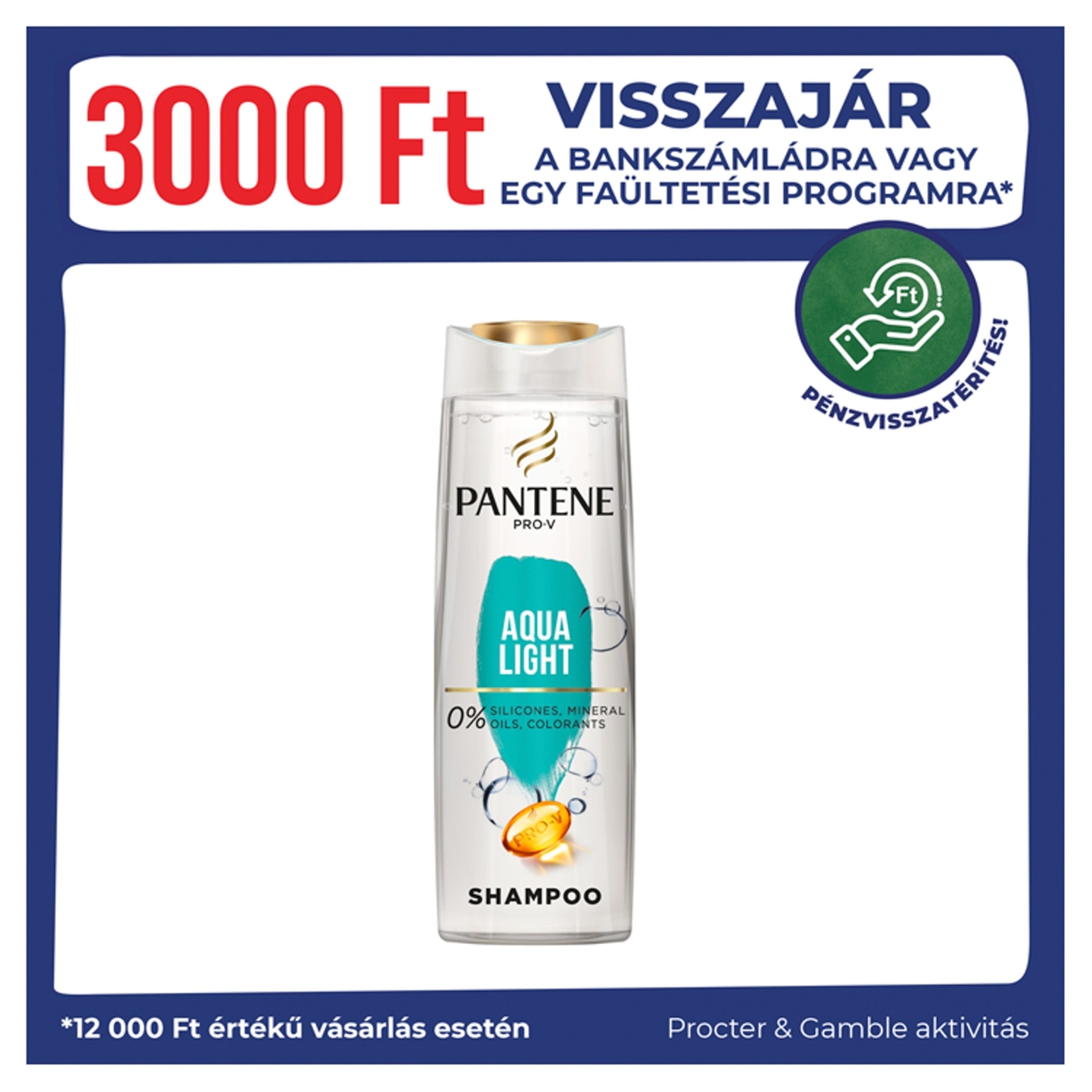 Pantene Pro-V Aqua Light sampon - 400 ml