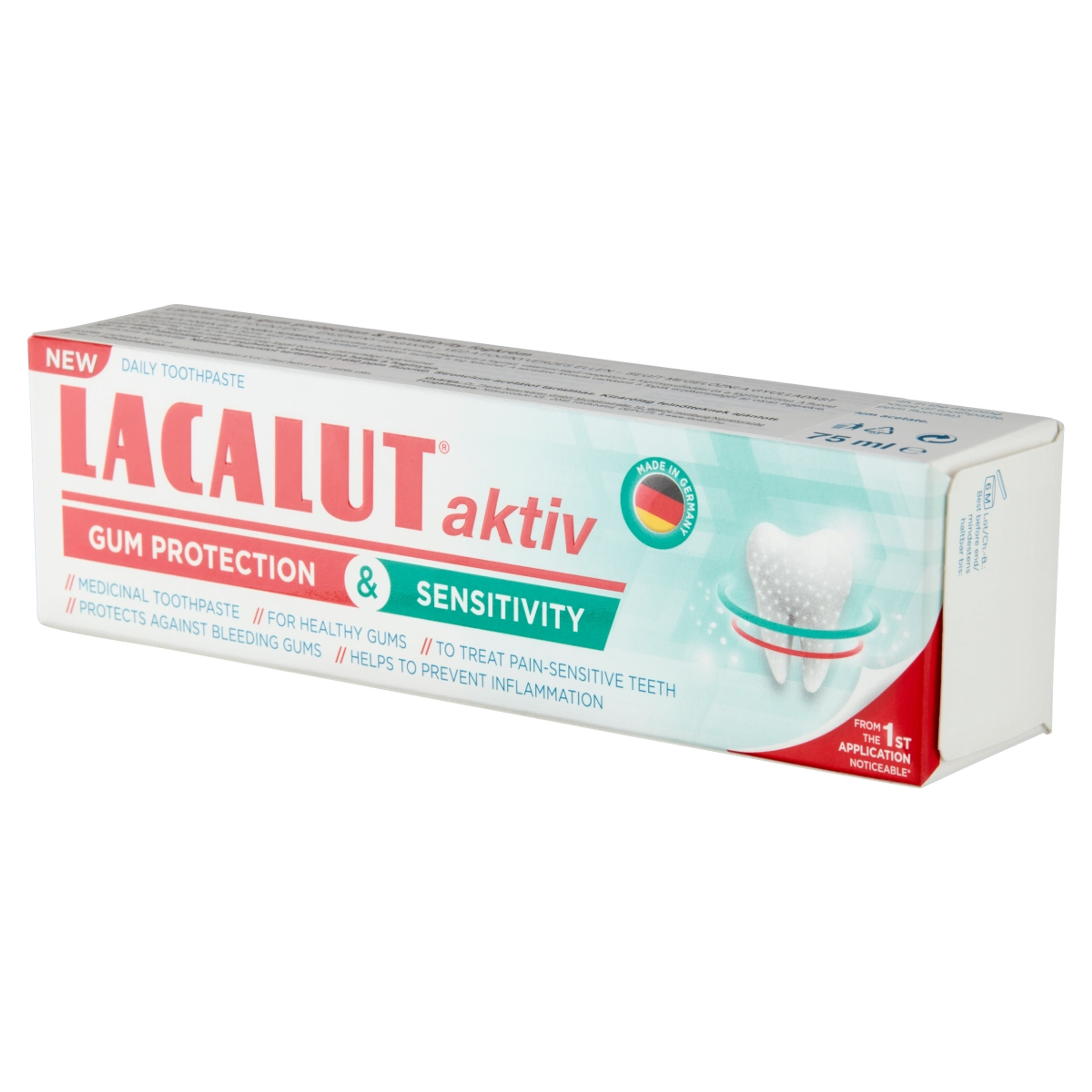 Lacalut Aktiv Gum Protection&Sensitivity fogkrém - 75 ml-3