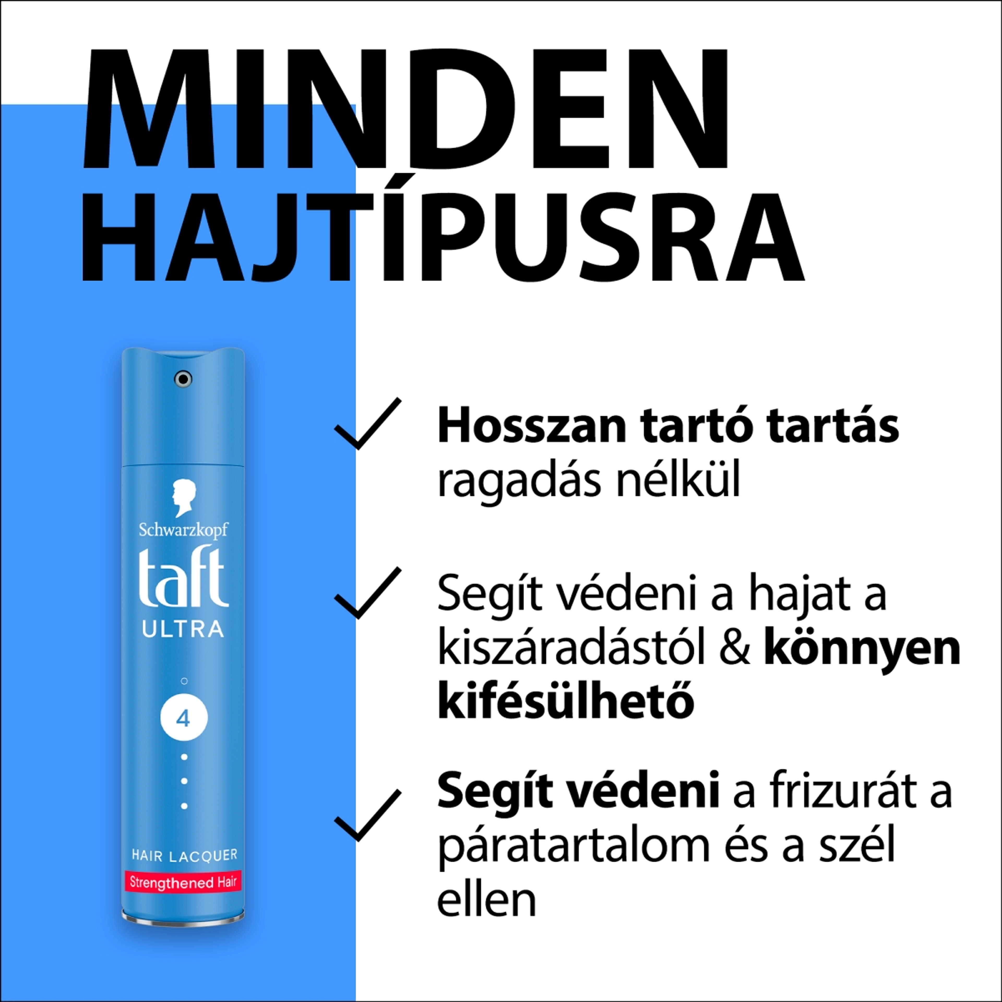 Taft Ultra Erős hajlakk - 250 ml-3