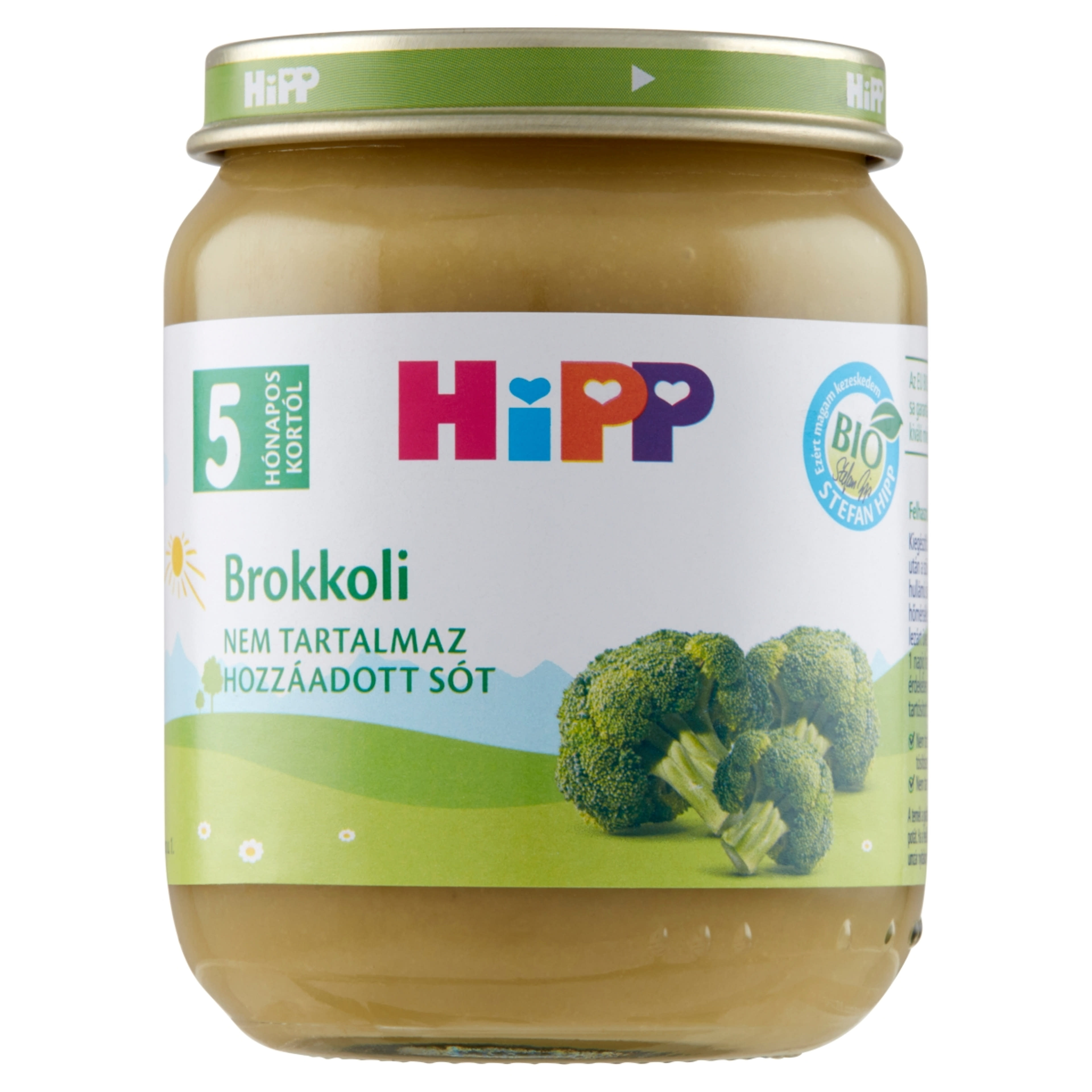 Hipp bio brokkoli 5 hónapos kortól - 125 g-1