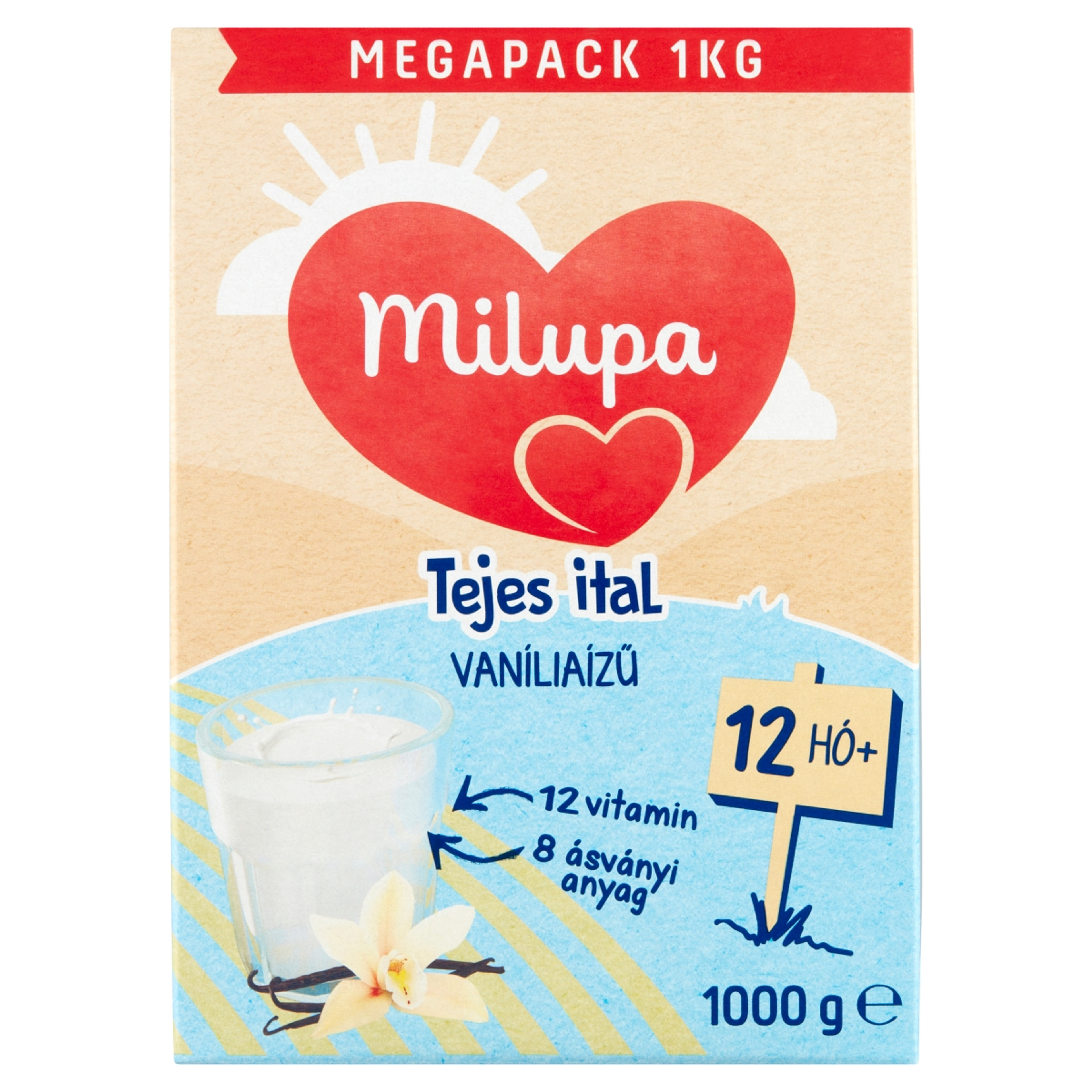 Milupa vanília ízű tejes ital 1  éves kortól - 1000 g