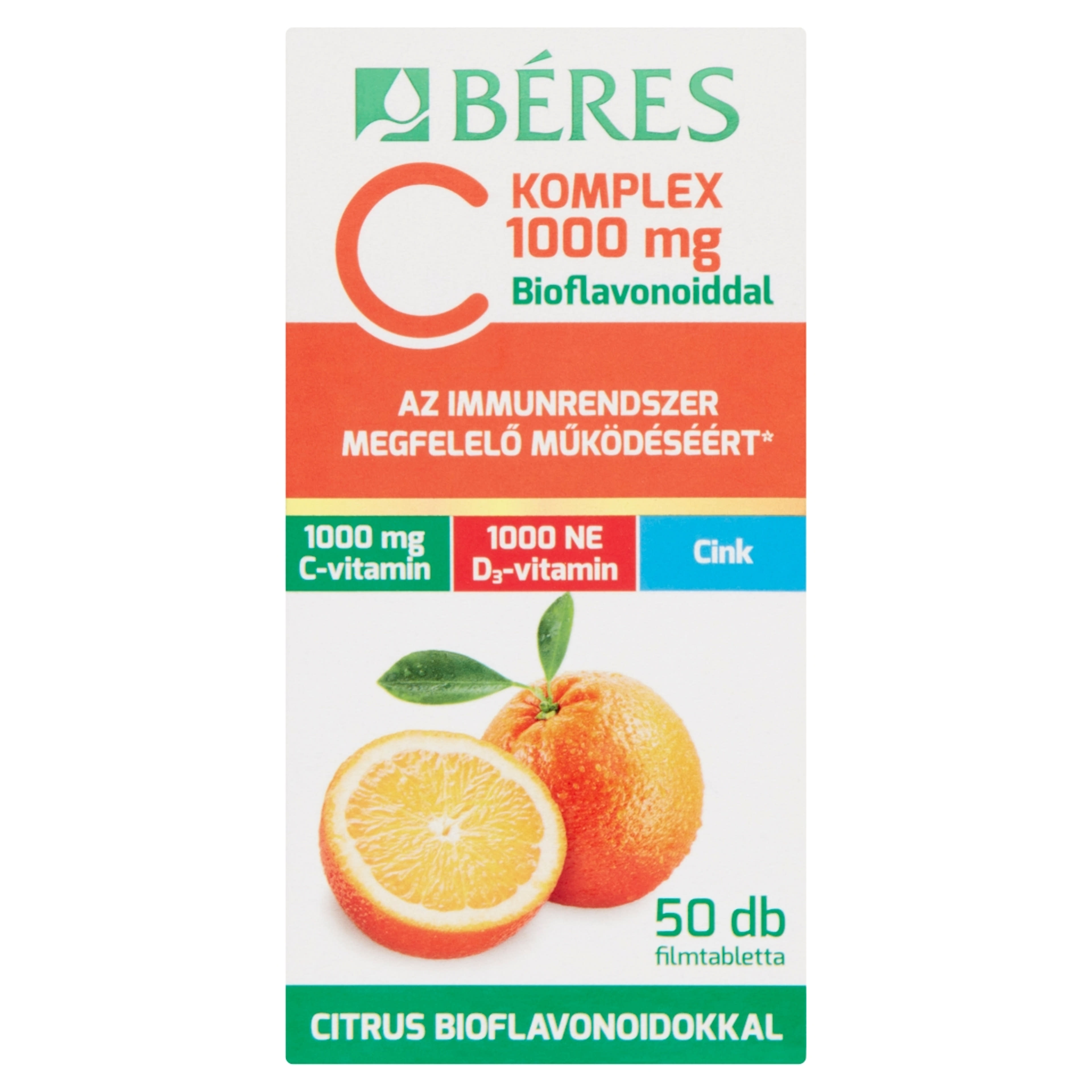 Béres Retartd komplex C-vitamin 100 MG filmtabletta - 50 db