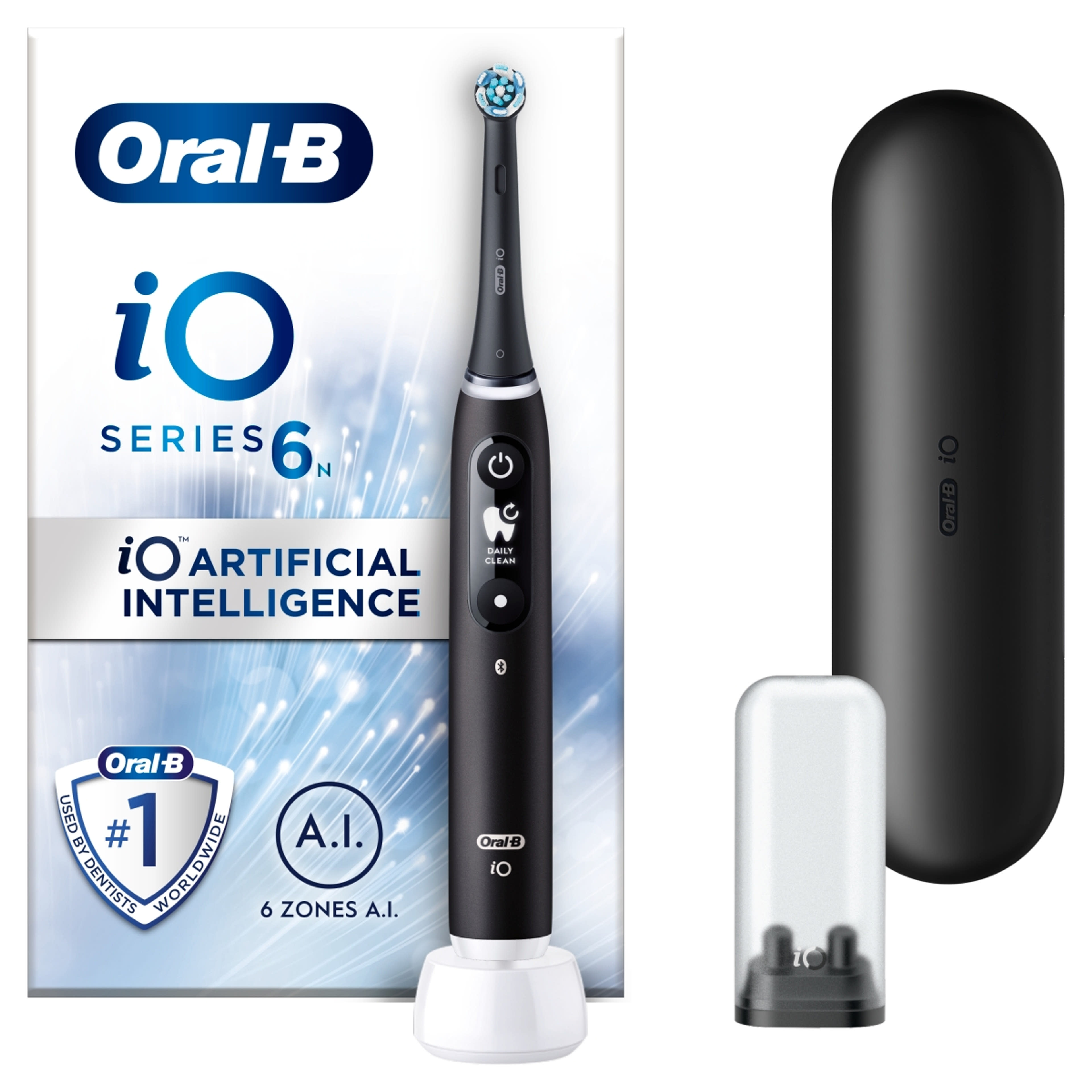 Oral-B IO6 elektromos fogkefe, black - 1 db-4