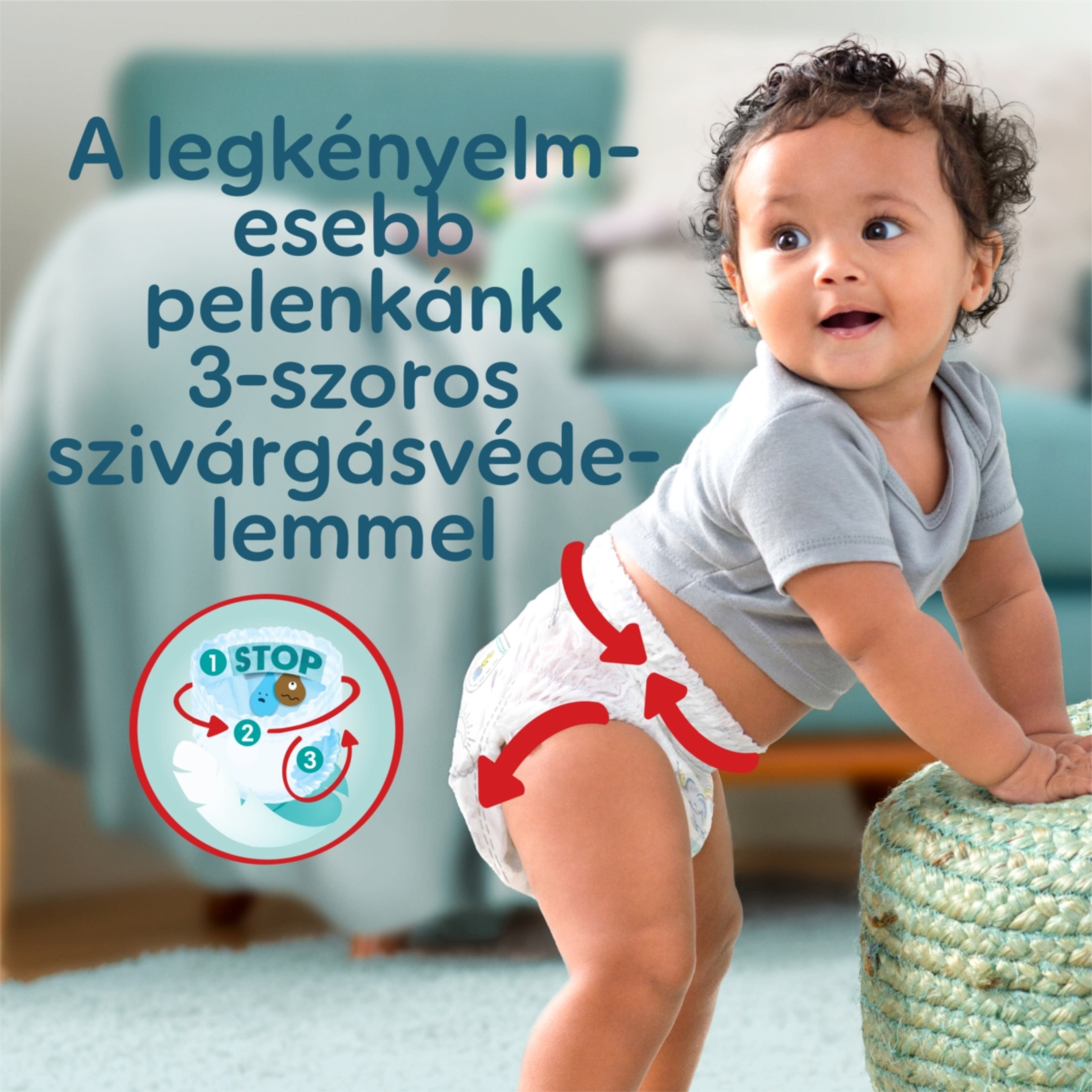 Pampers Premium Care Pants 3-as 6-11 kg - 70 db-2