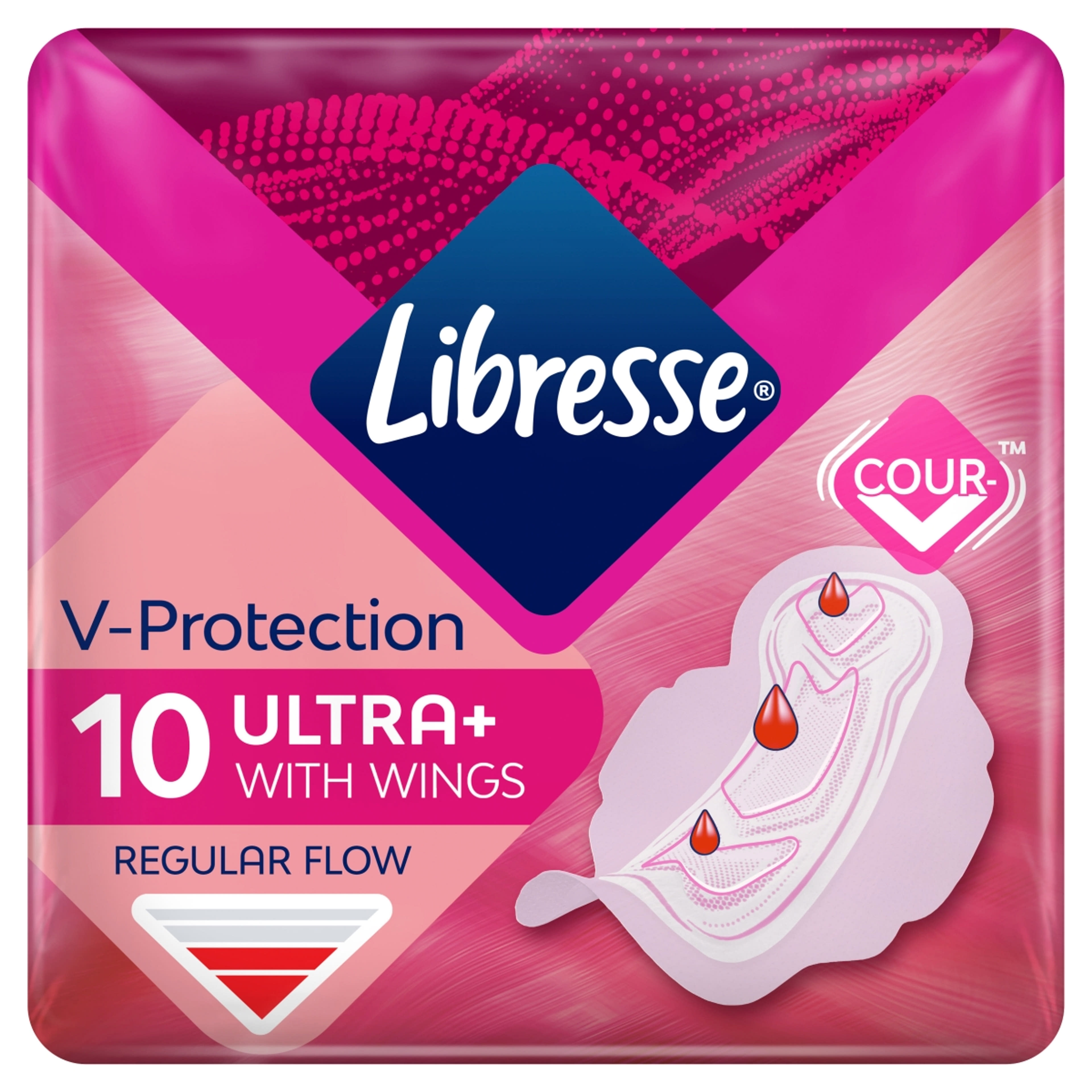 Libresse Ultra Normal vékony szárnyas egészségügyi betét - 10 db-5