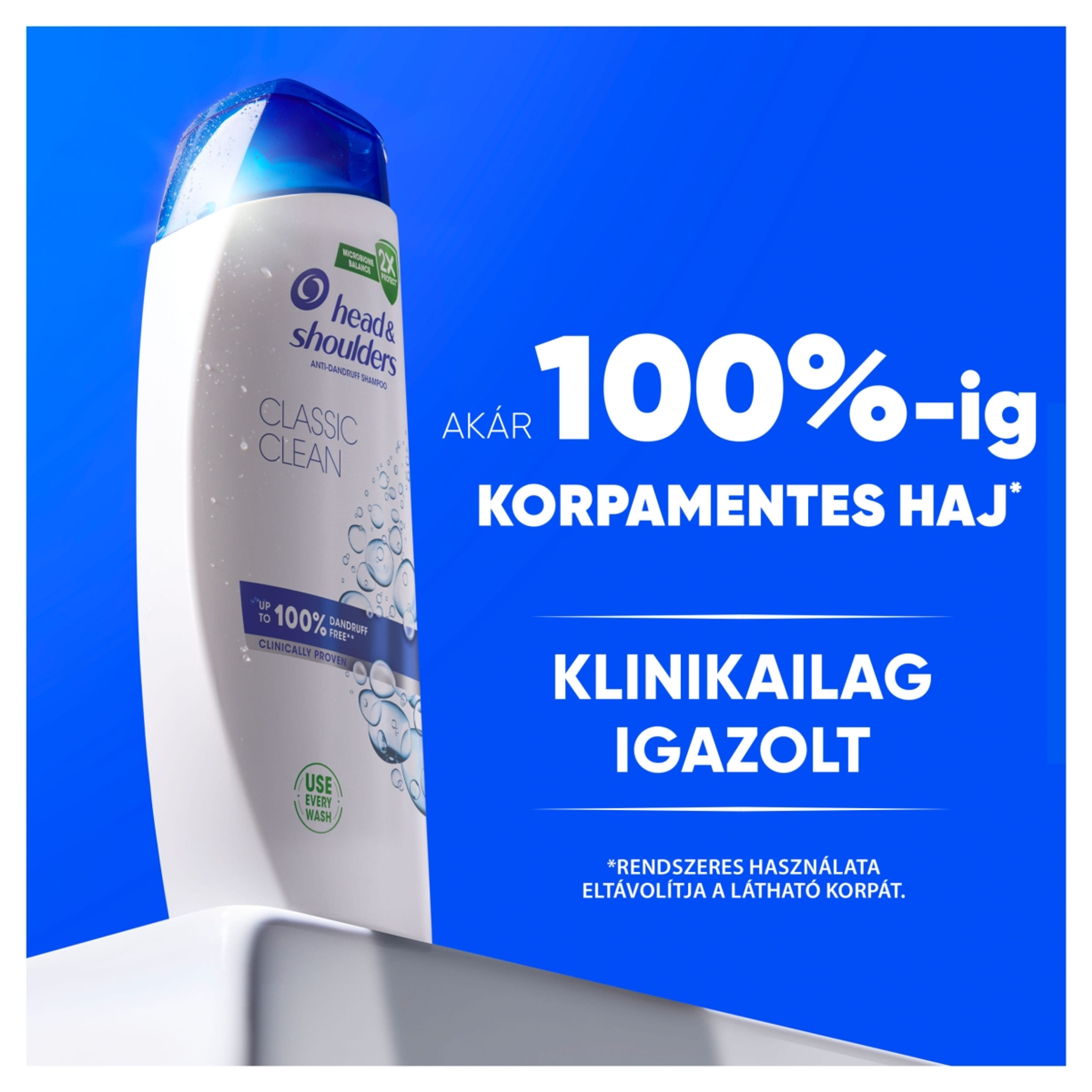 Head & Shoulders Classic Clean Normál Hajra Korpásodás Elleni sampon - 400 ml-2