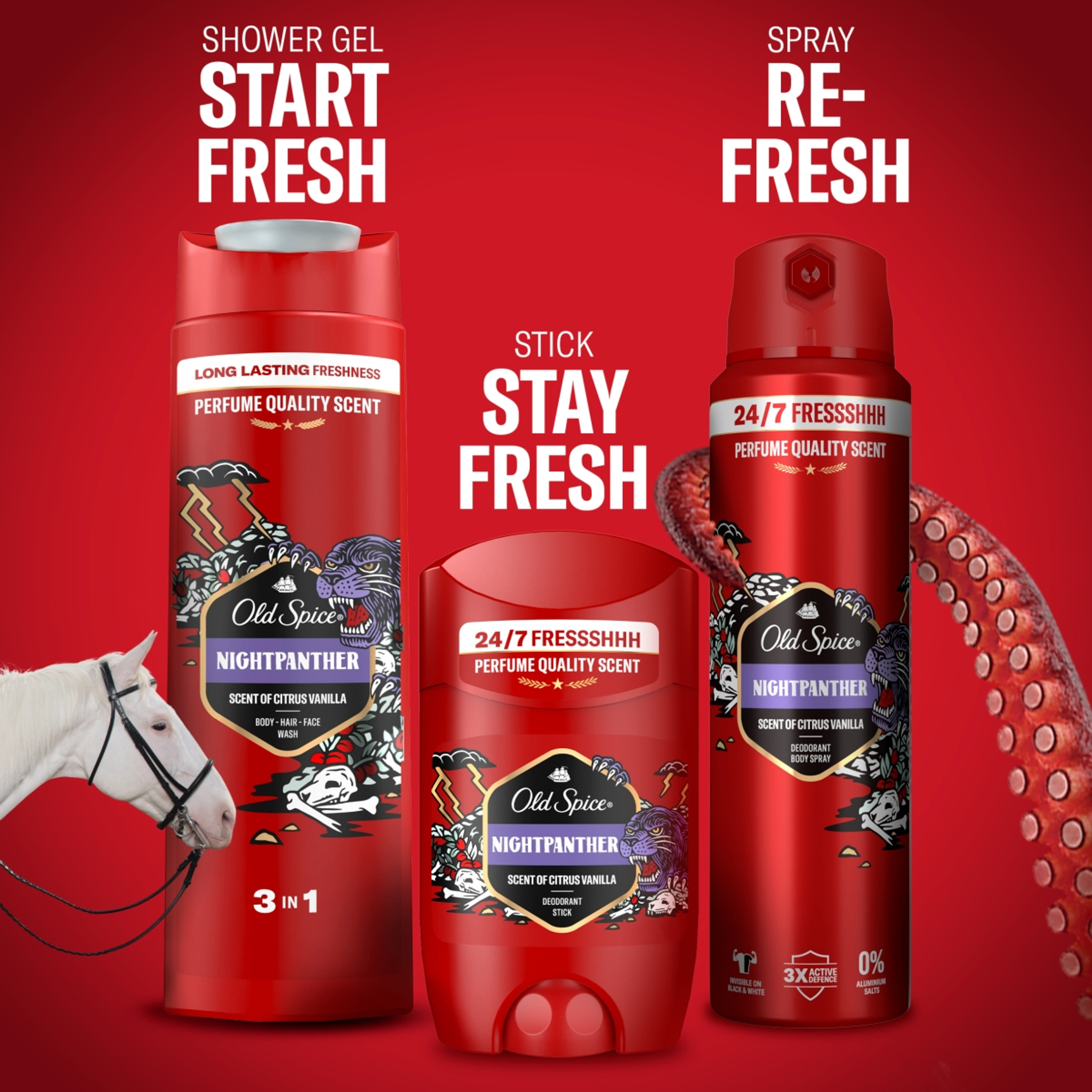 Old Spice Night Panther Deo Spray dezodor spray - 200 ml-9