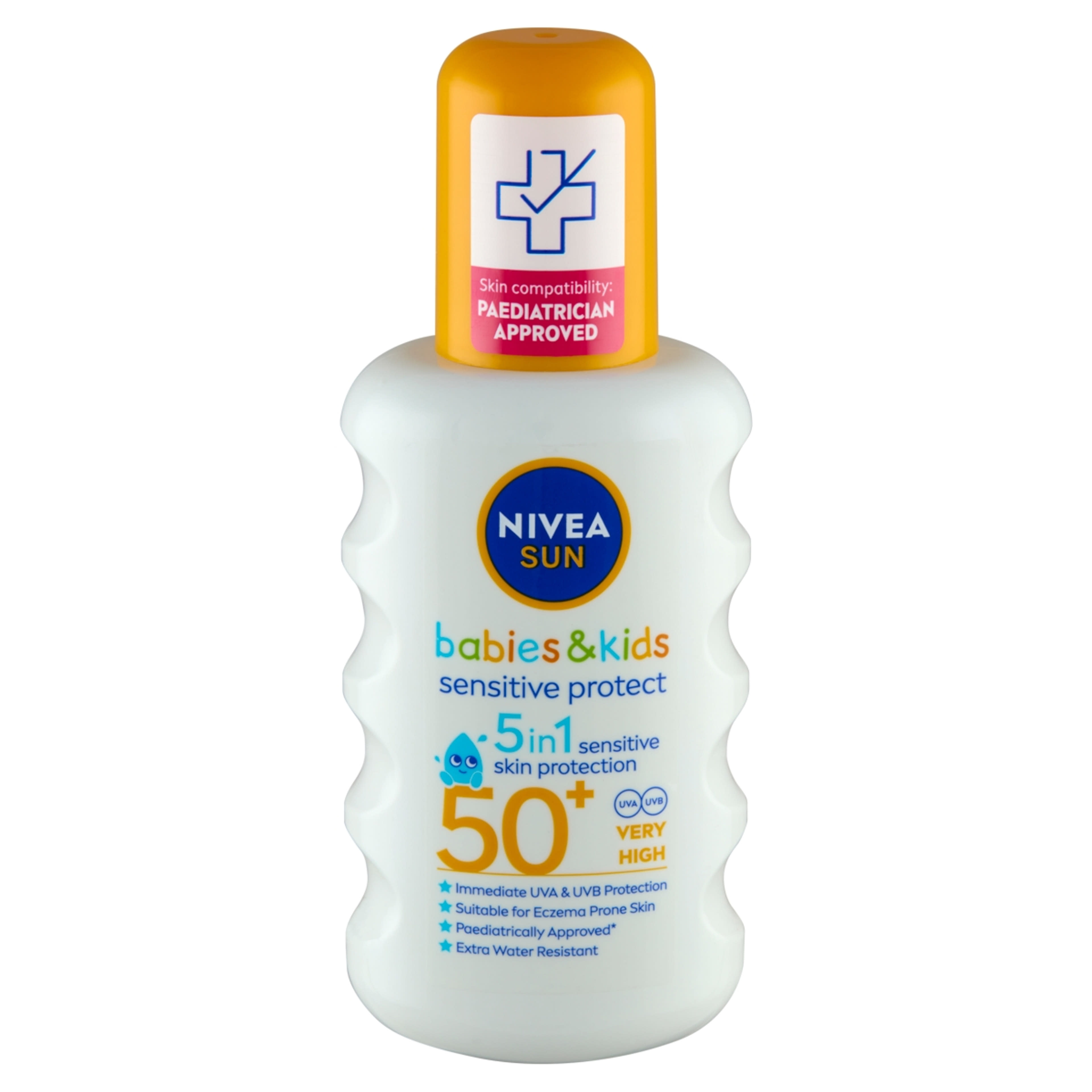 Nivea Sun Kids Sensitive napozó spray, F50 - 200 ml-2