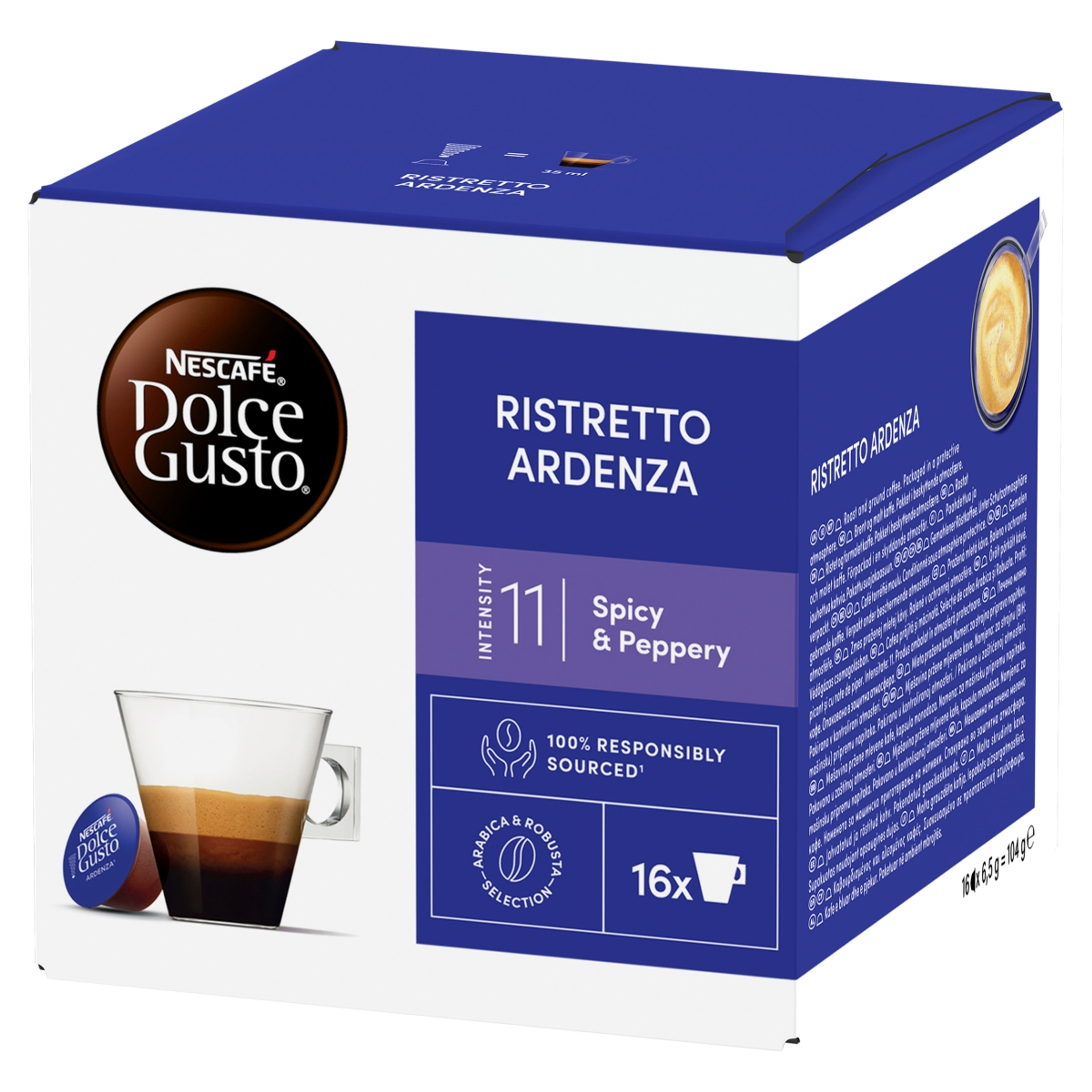 Nescafé Dolce Gusto Ristretto őrölt pörkölt kávé 16 db - 104 g-2
