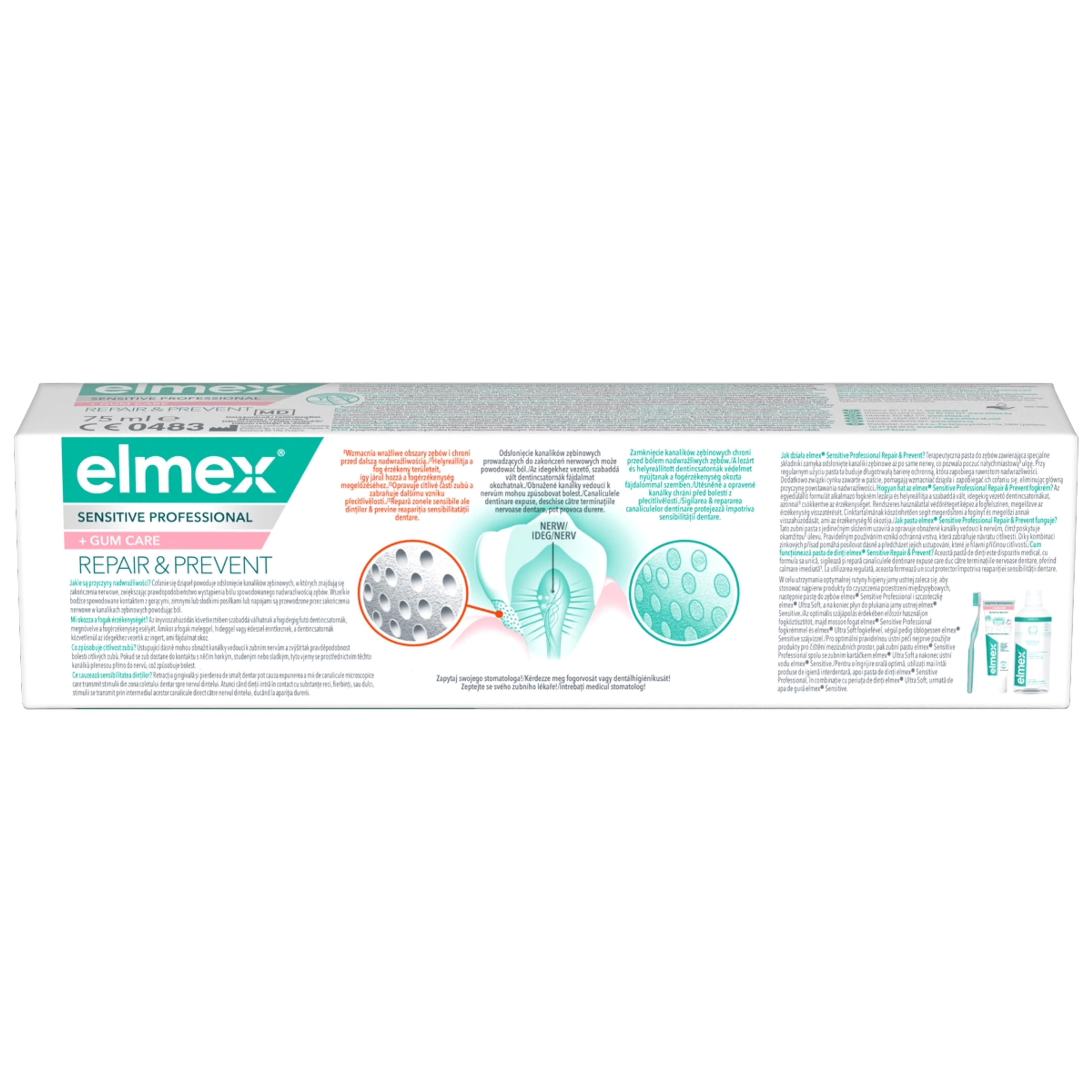 Elmex Sensitive Professional Repair & Prevent fogkrém érzékeny fogakra - 75 ml-3