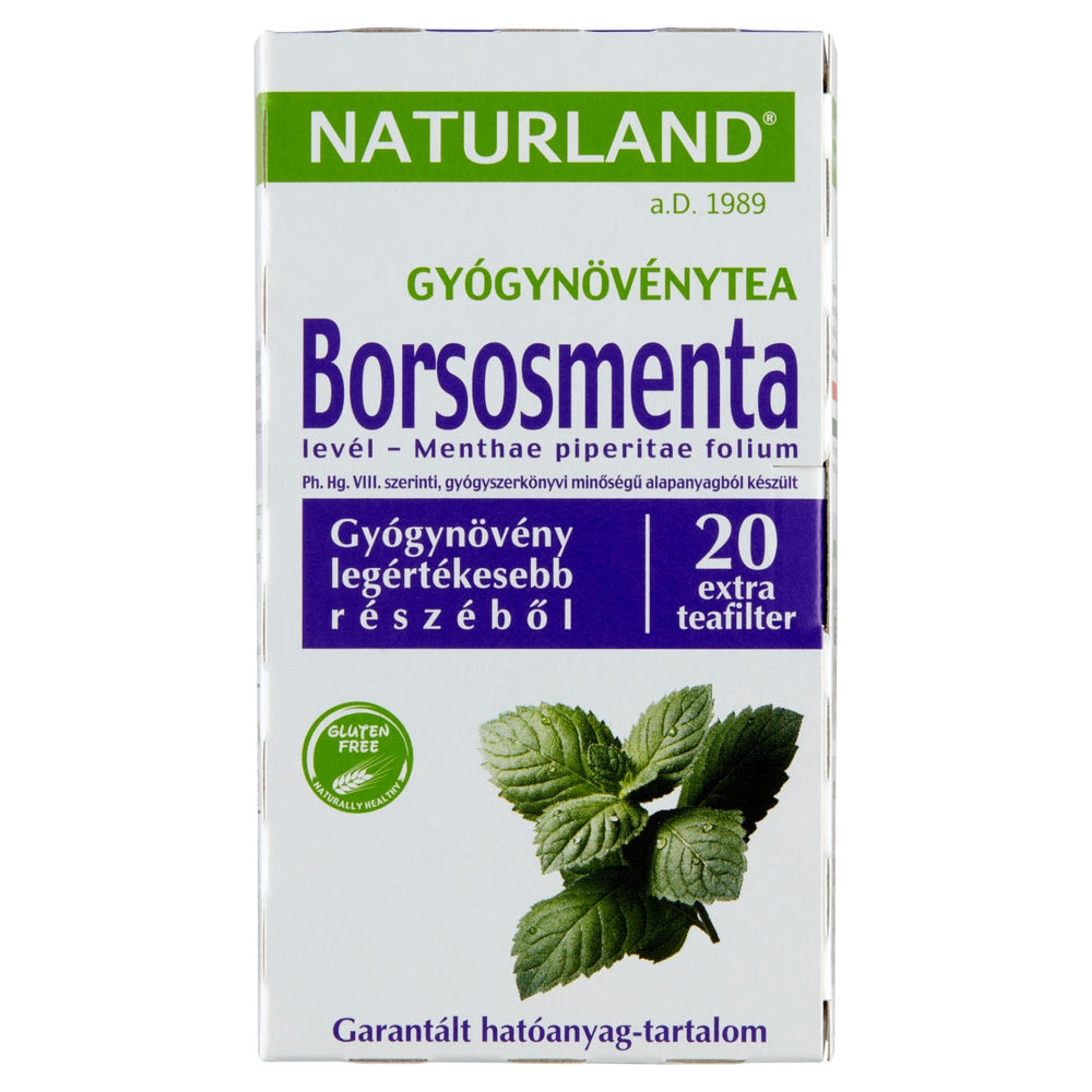 Naturland Borsosmentalevél tea extra filteres - 20x1,5 g