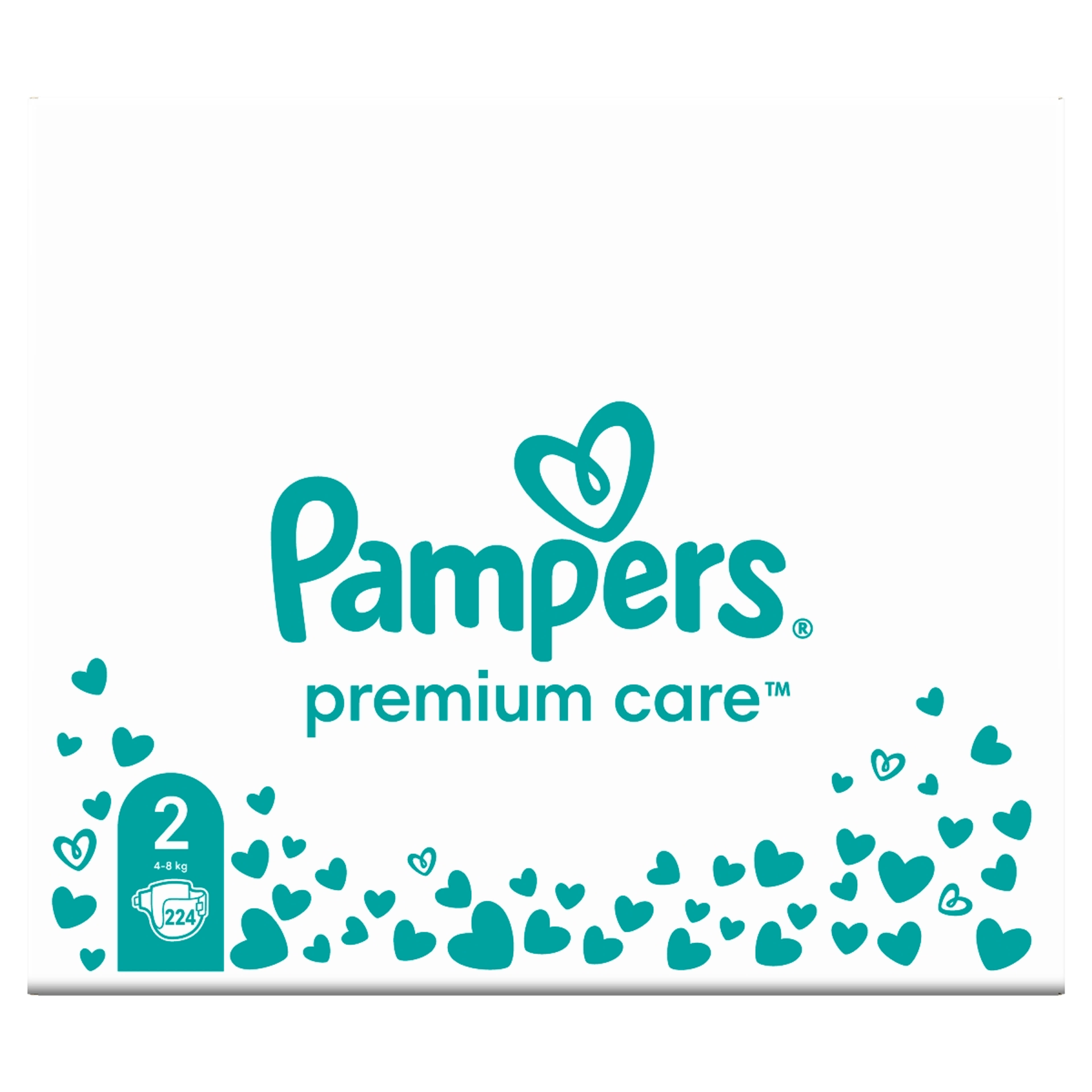 Pampers Premium Care pelenka 2-es méret 4-8kg - 224 db