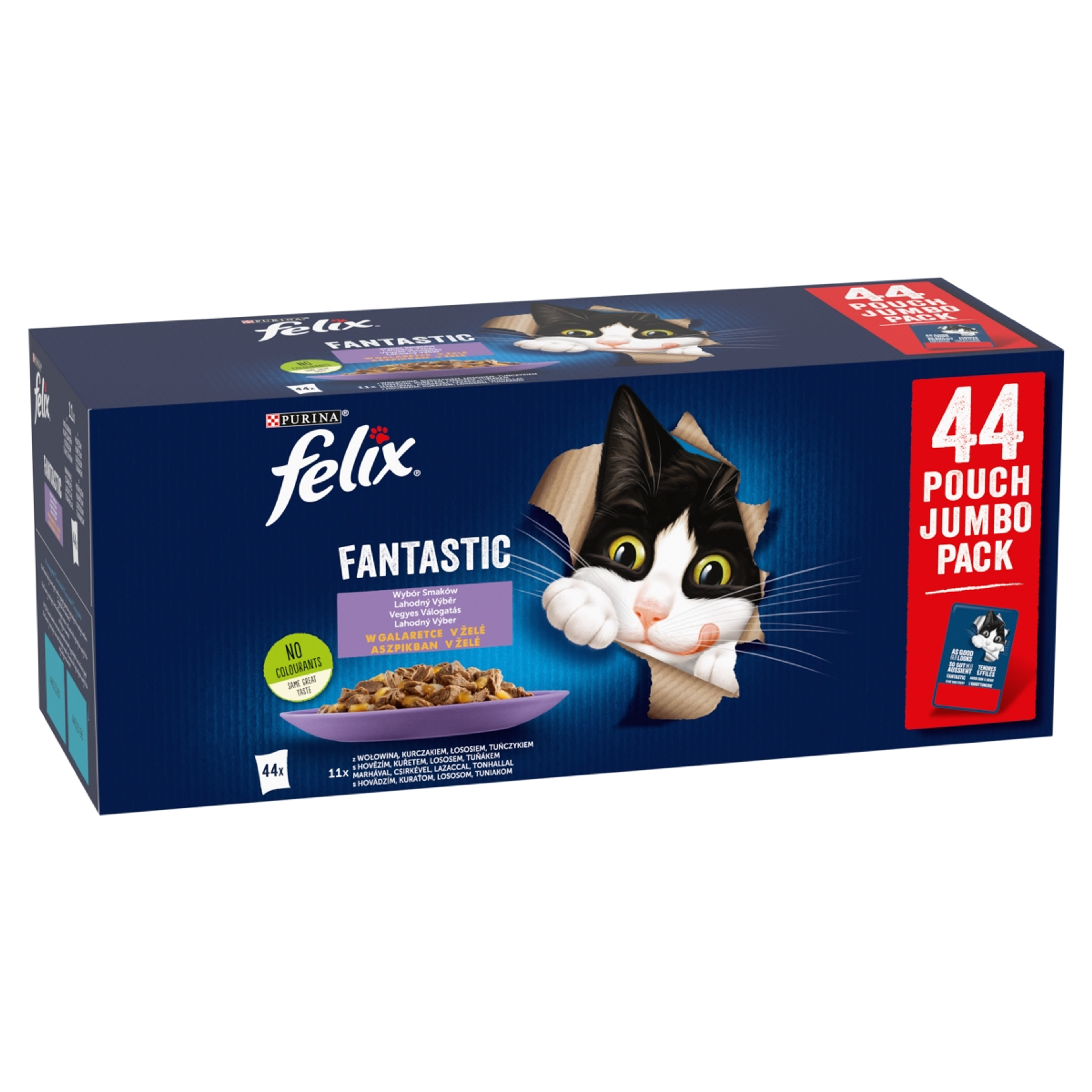 Felix Fantastic vegyes eledel macskáknak 44x85 g - 3740 g-1