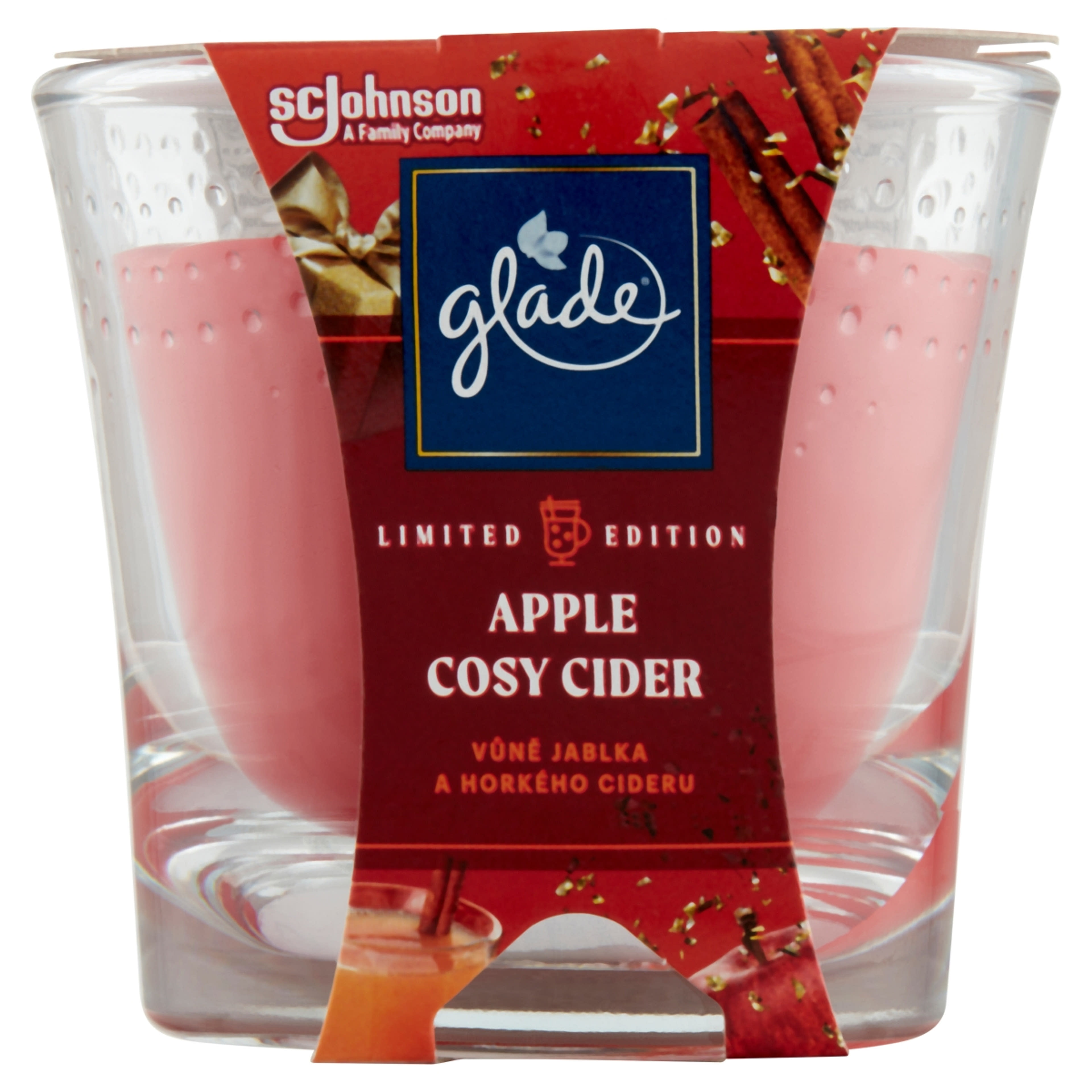 Glade Apple Cosy Cider illatgyertya - 129 g