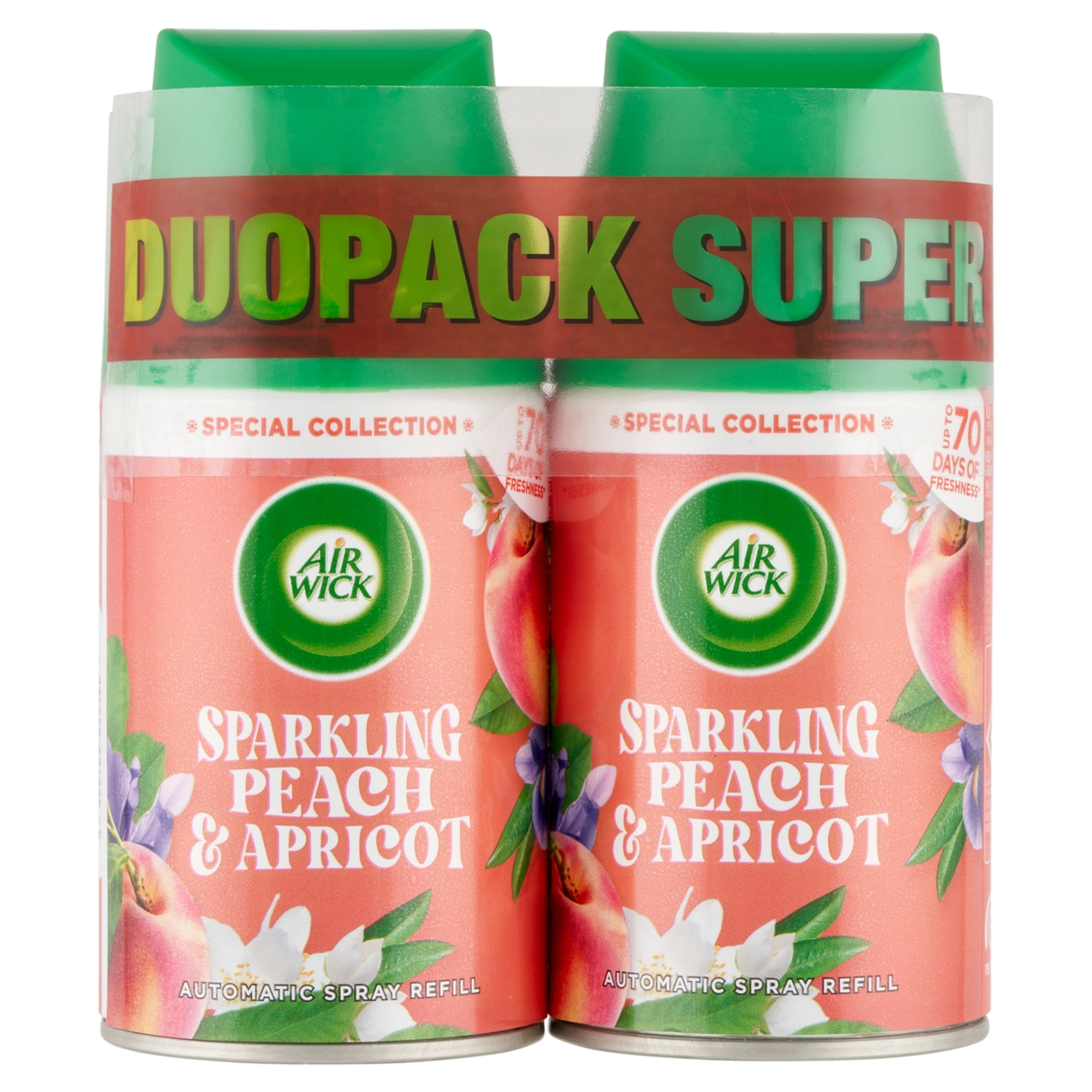 Air Wick elektormos légfrissítő utántöltő pezsgő őszibarack illattal - 500 ml