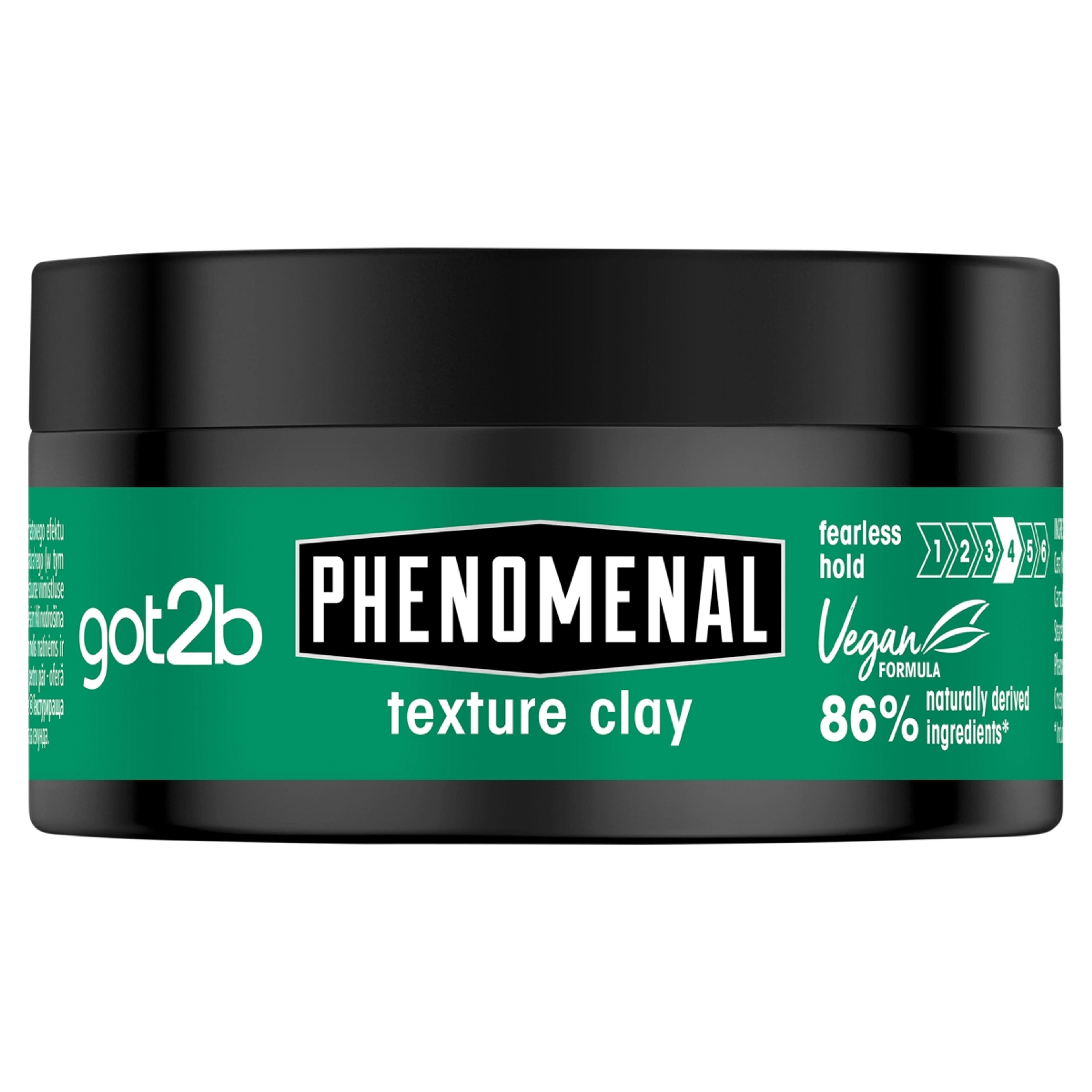 Got2b Phenomenal Textúrált Hatást Nyújtó Agyagos hajformázó zselé - 100 ml-1