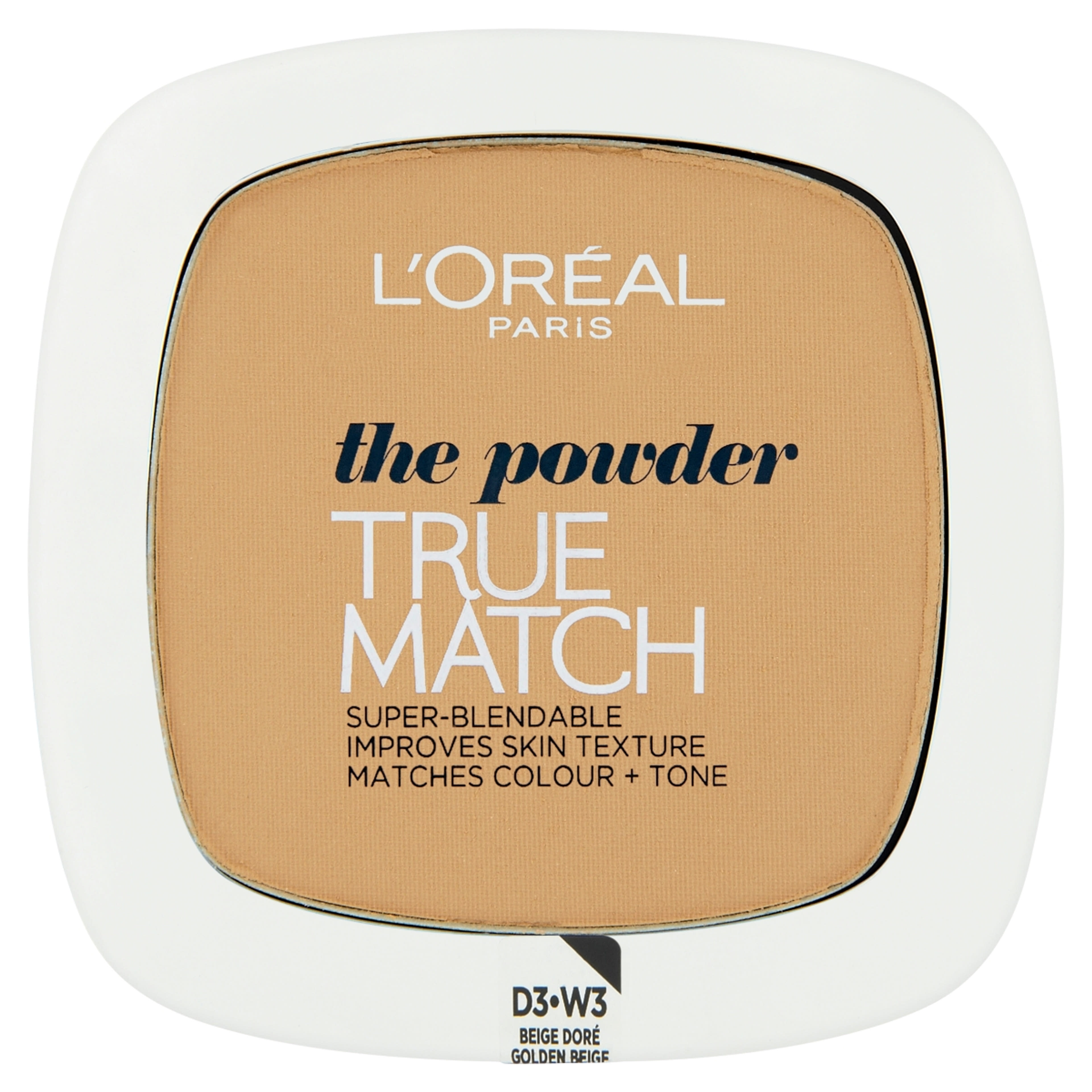 L'Oréal Paris True Match kompakt púder, D3/W3 Golden Beige - 1 db
