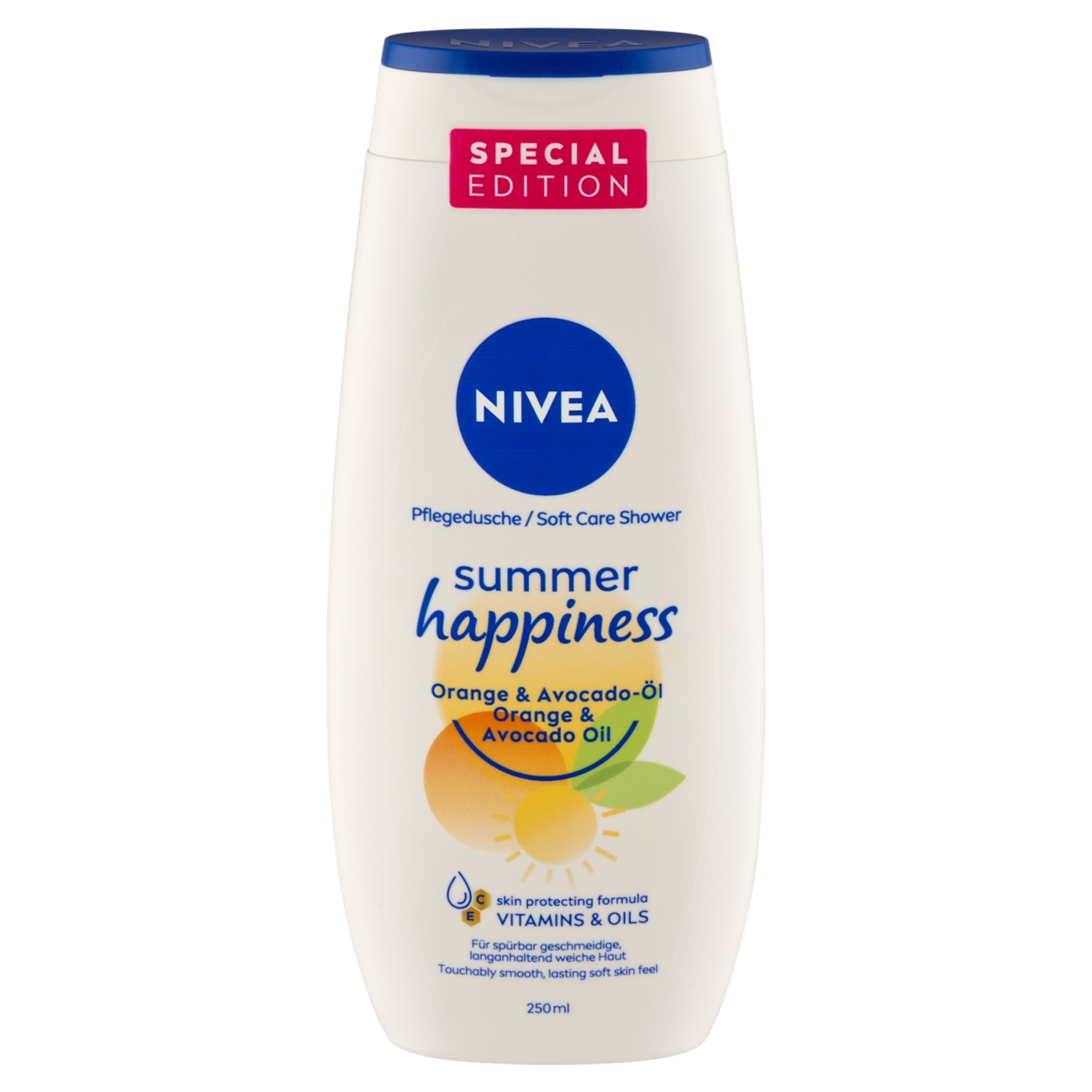 Nivea Supper Happiness tusfürdő narancs-és avokádóolajjal - 250 ml-3