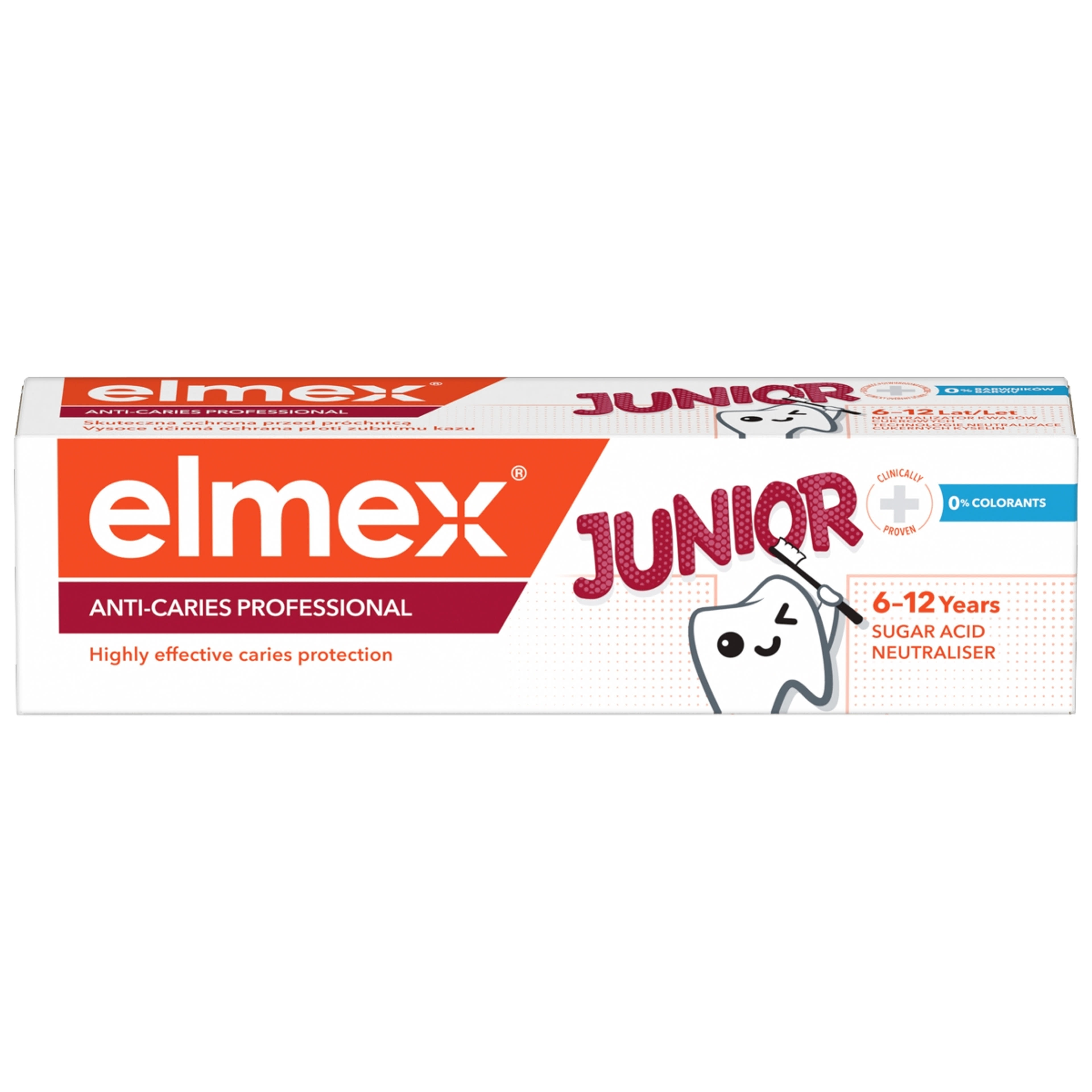 Elmex Anti-Caries Professional Junior fogkrém 6-12 éves gyerekeknek - 75 ml-2