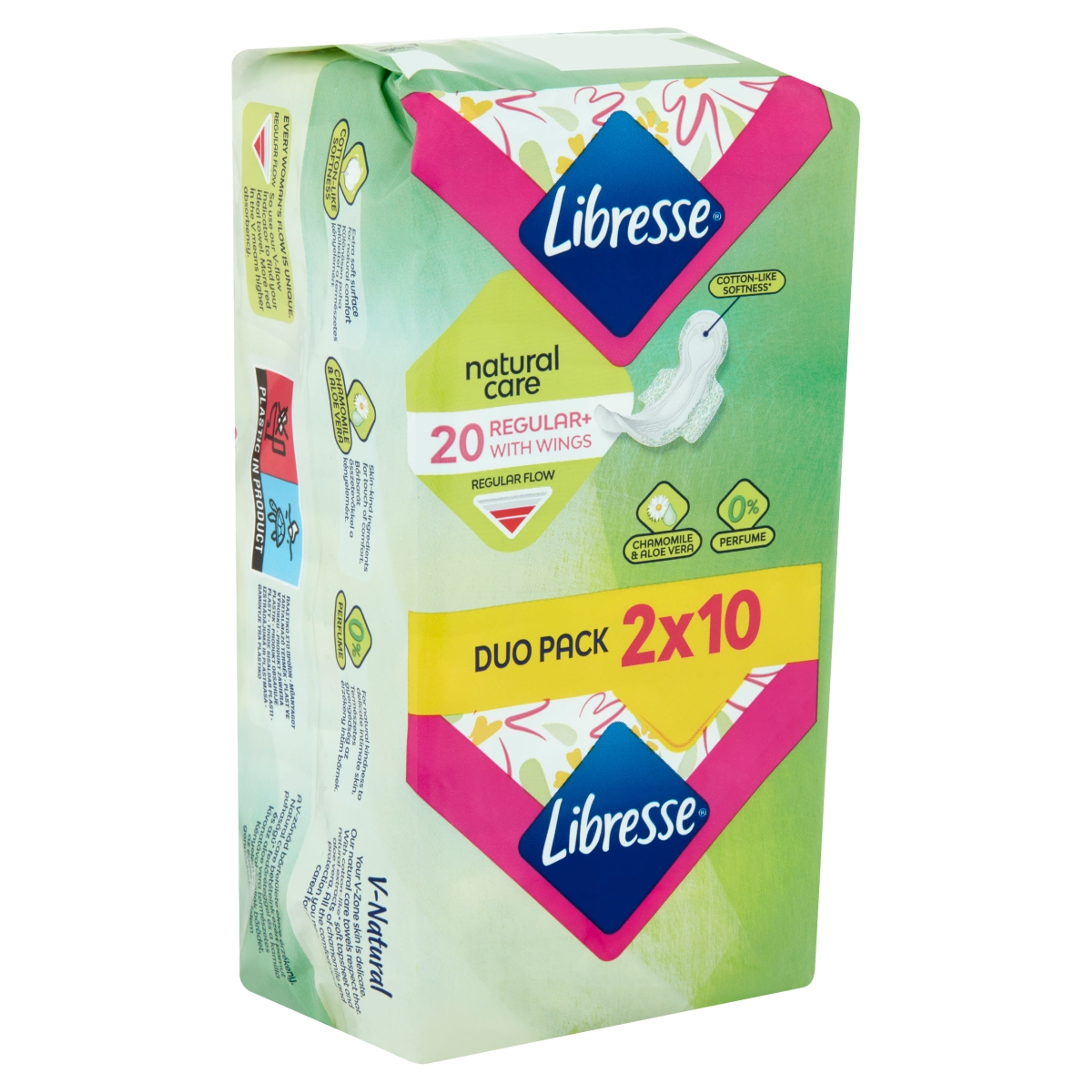 Libresse Natural Care Ultra Normal egészségügyi betét - 20 db-2