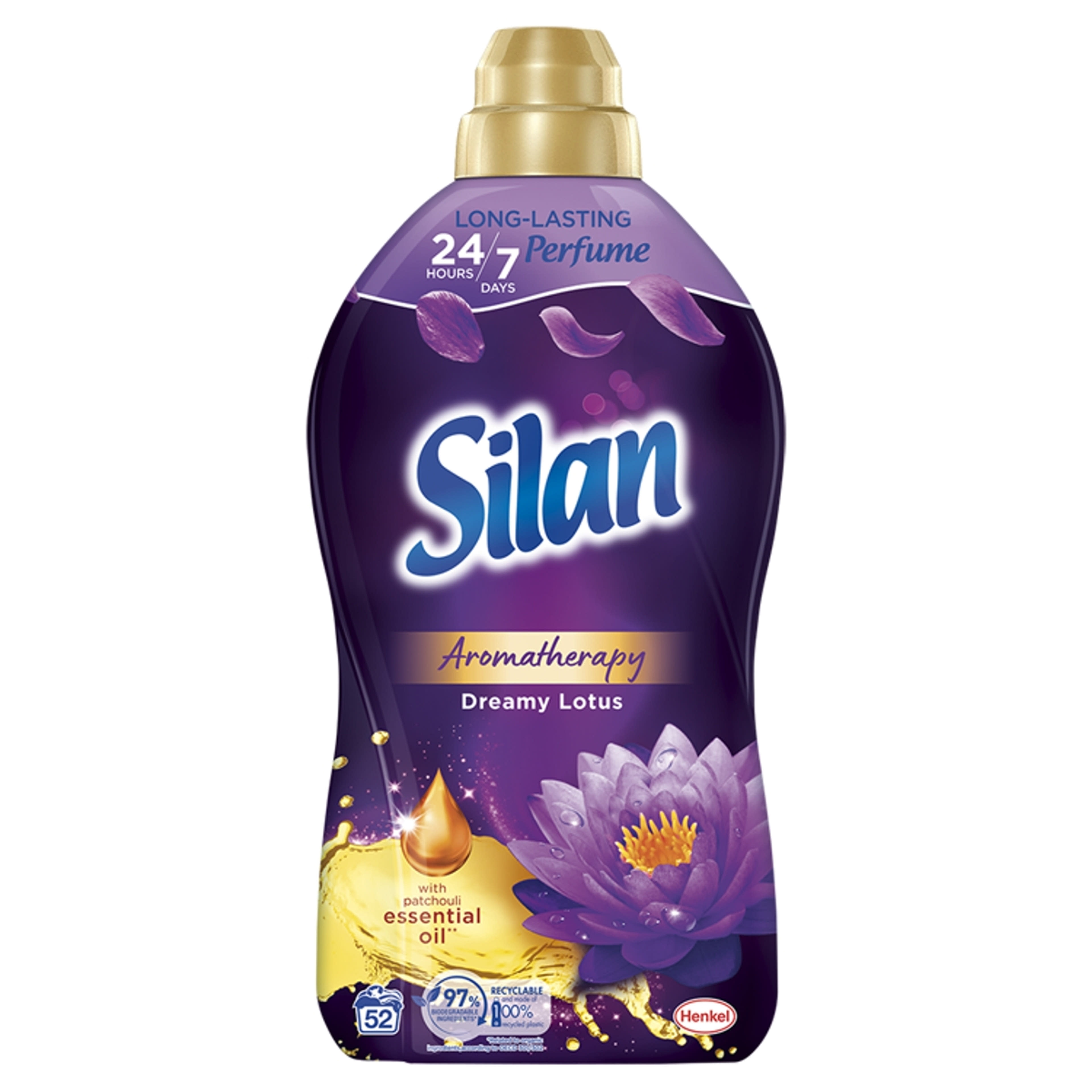 Silan Aroma Therapy Dreamy Lotus öblítő, 52 mosás - 1300 ml