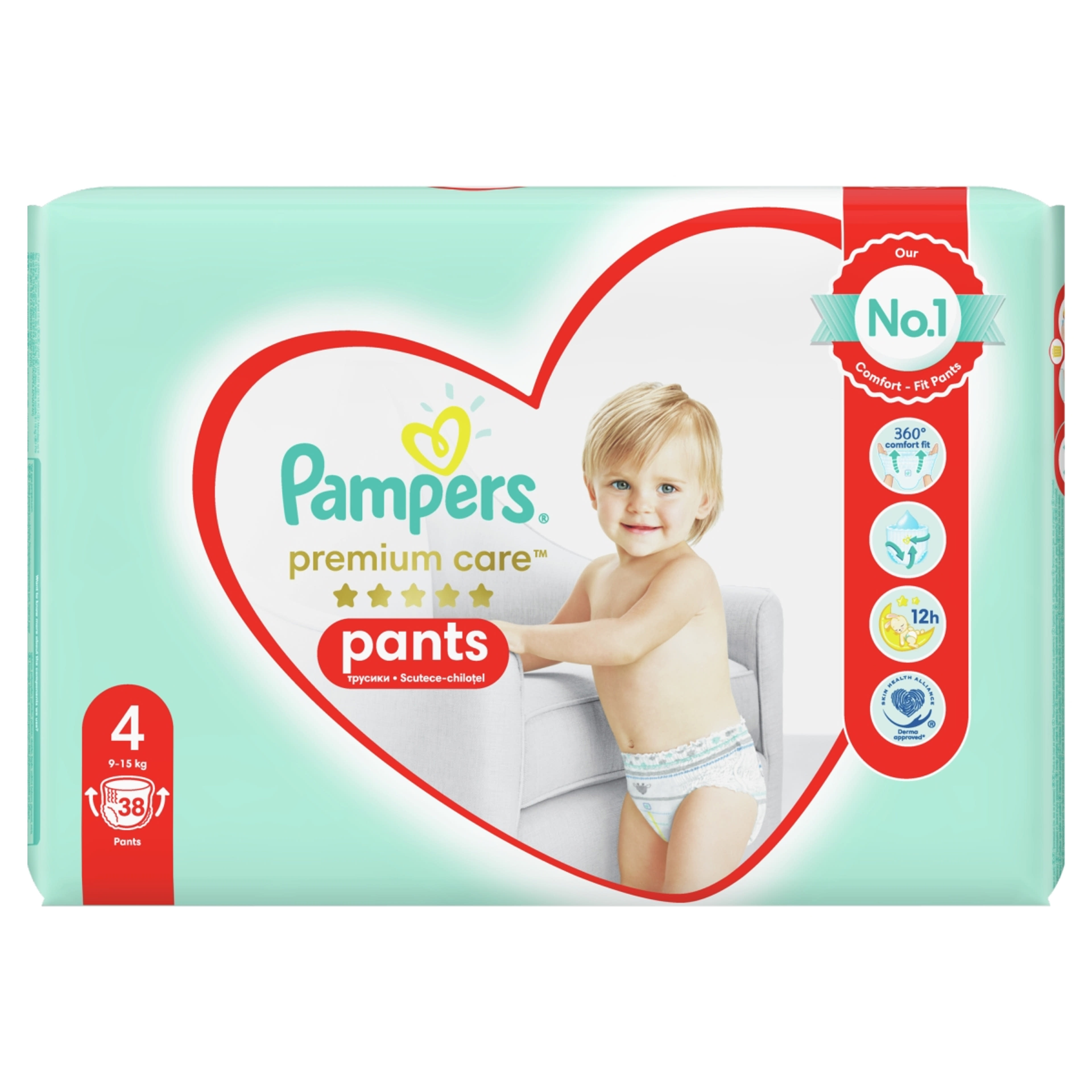 Pampers Premium Care Pants 4-es 9-15kg - 38 db-1