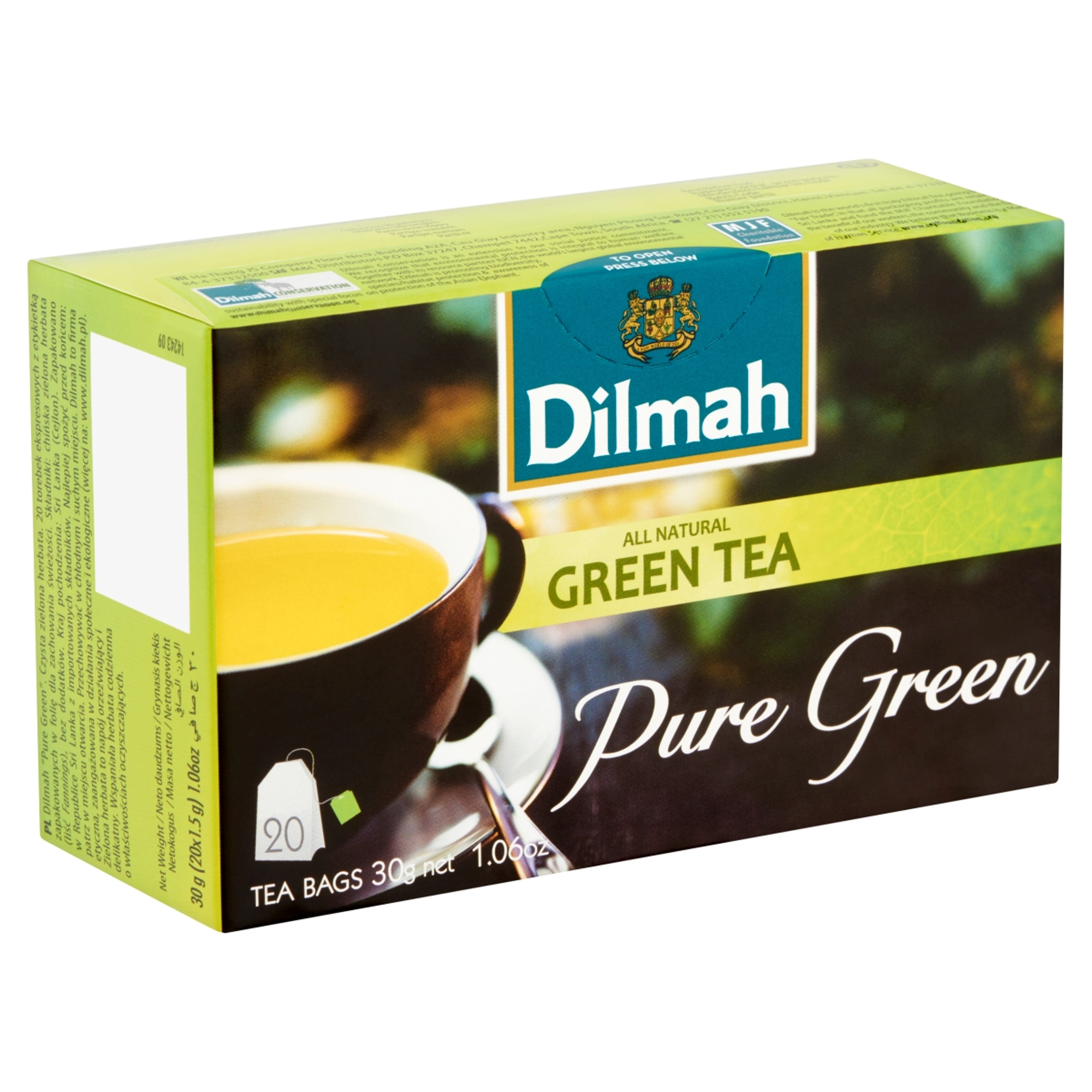 Dilmah zöld tea 20 filter - 30 g-2