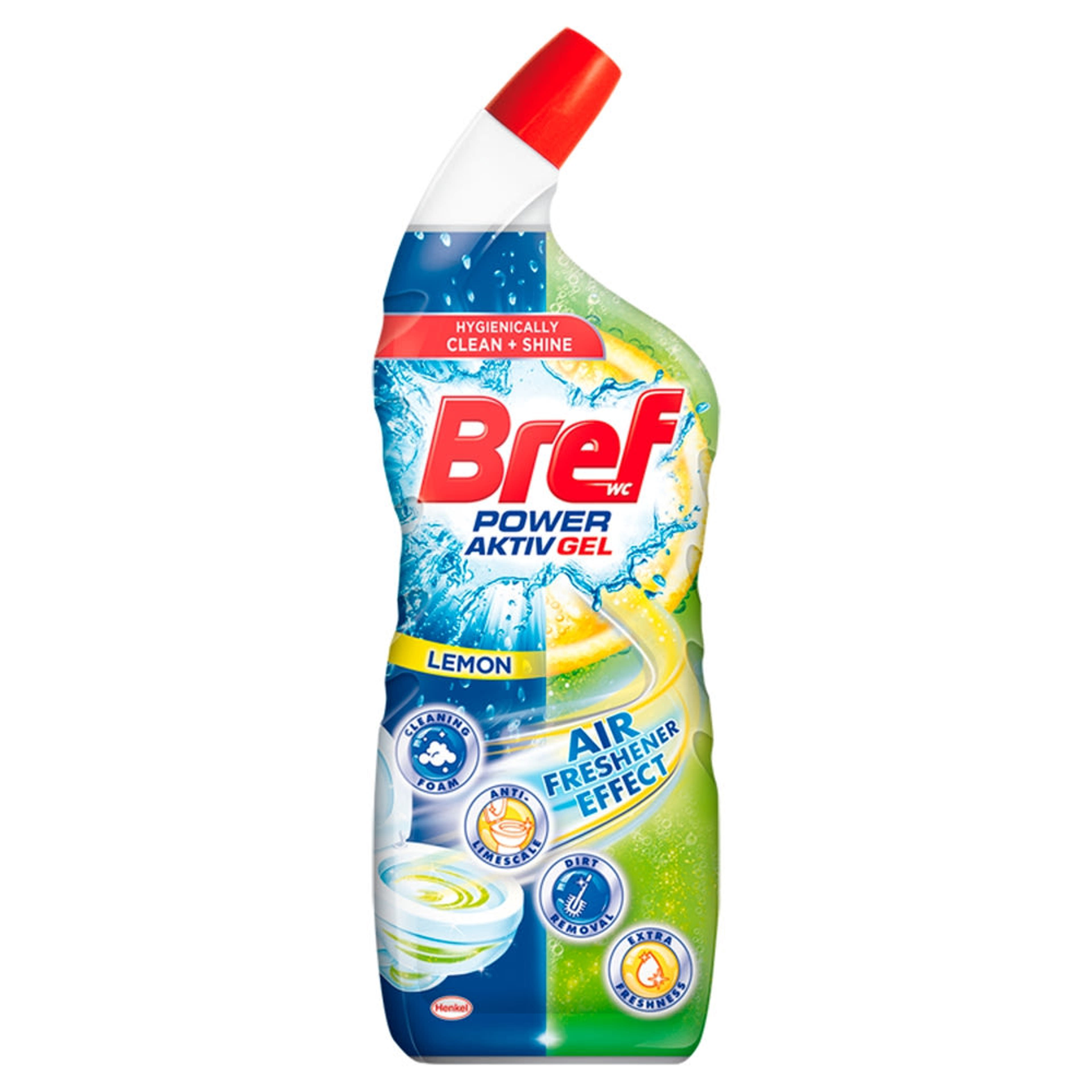 Bref Power Aktiv Gel Lemon WC tisztító - 700 ml