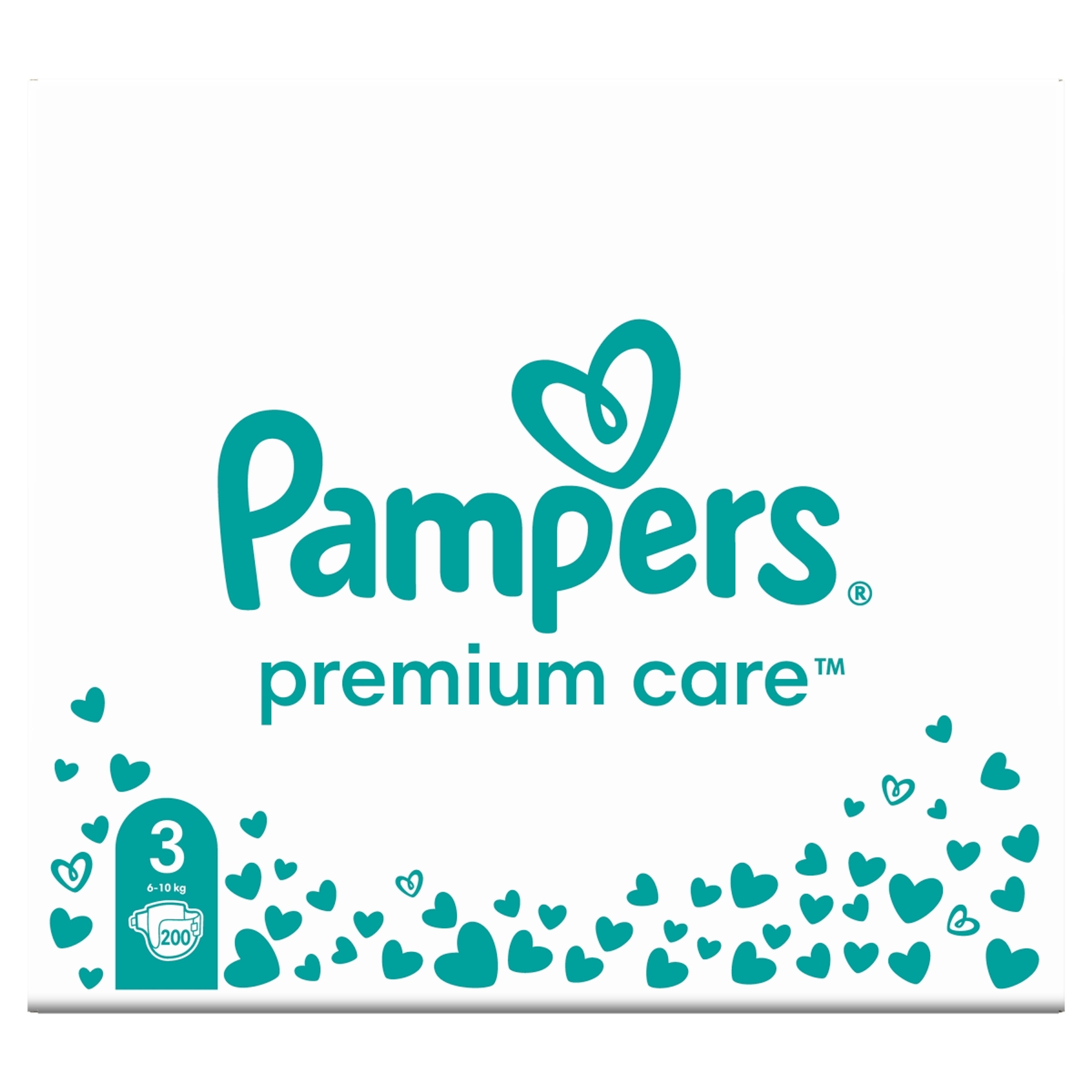 Pampers Premium Care pelenka, 3-as méret 6-10 kg - 200 db