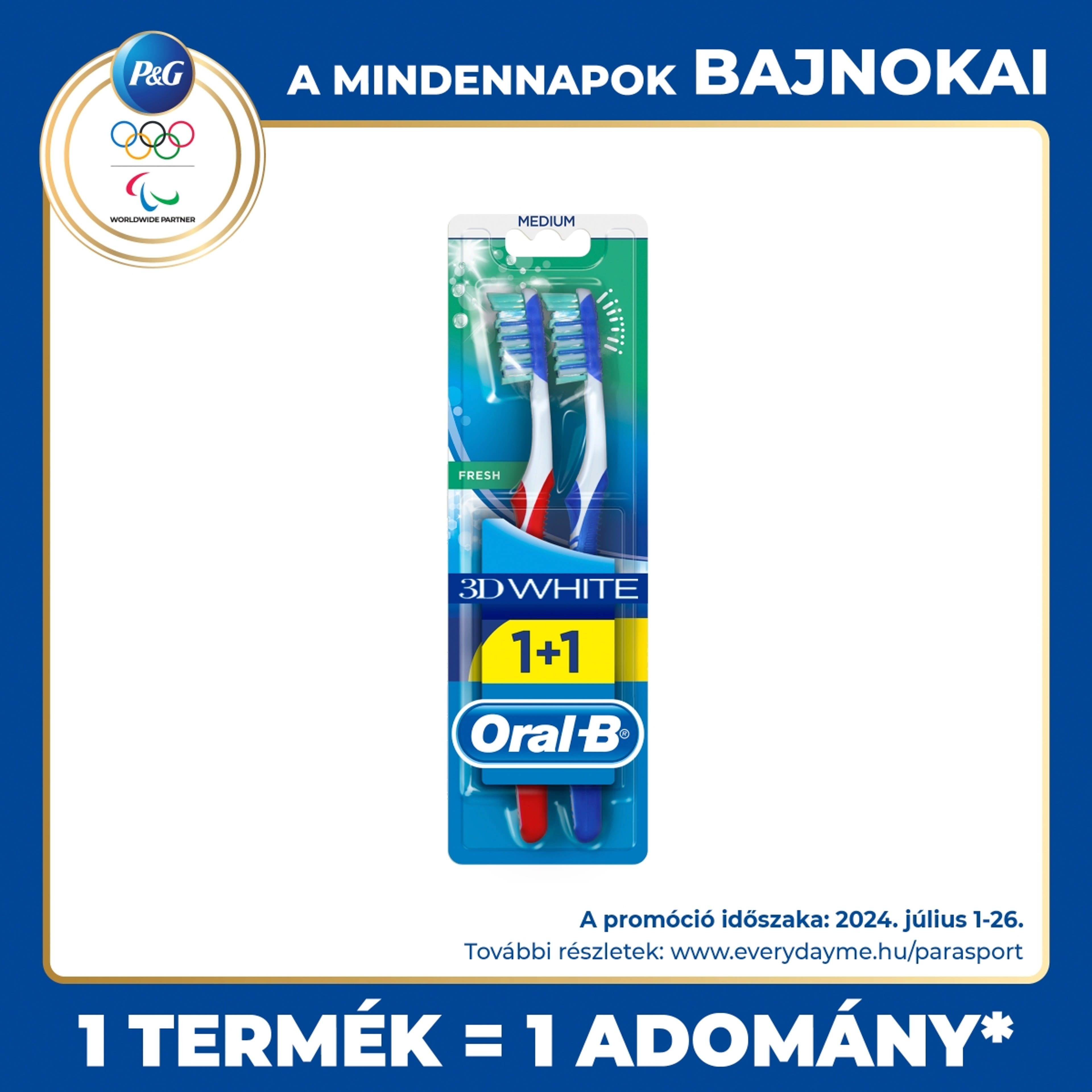 Oral-B 3D Fresh Duo fogkefe - 2 db