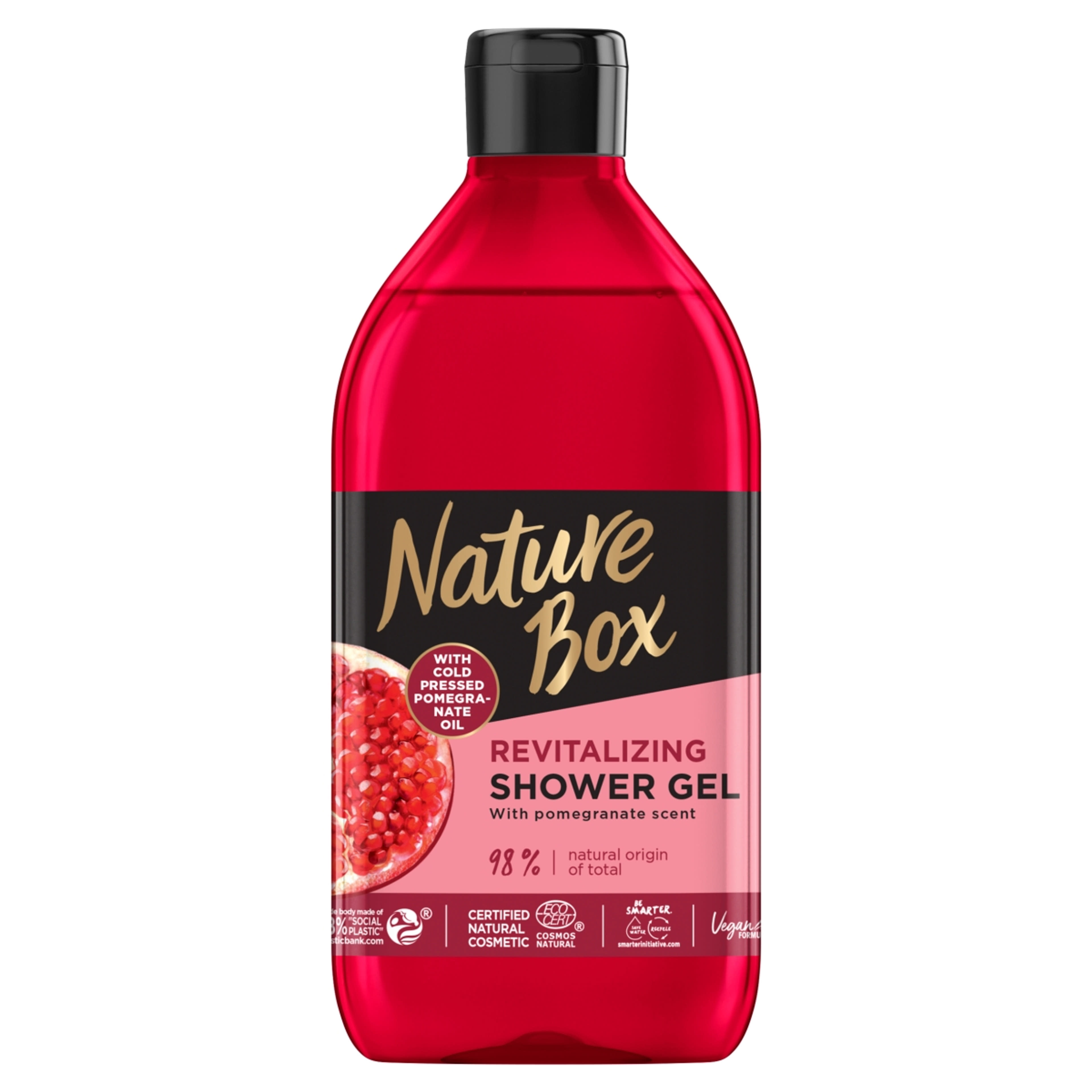 Nature box tusfürdő gránátalma - 385 ml