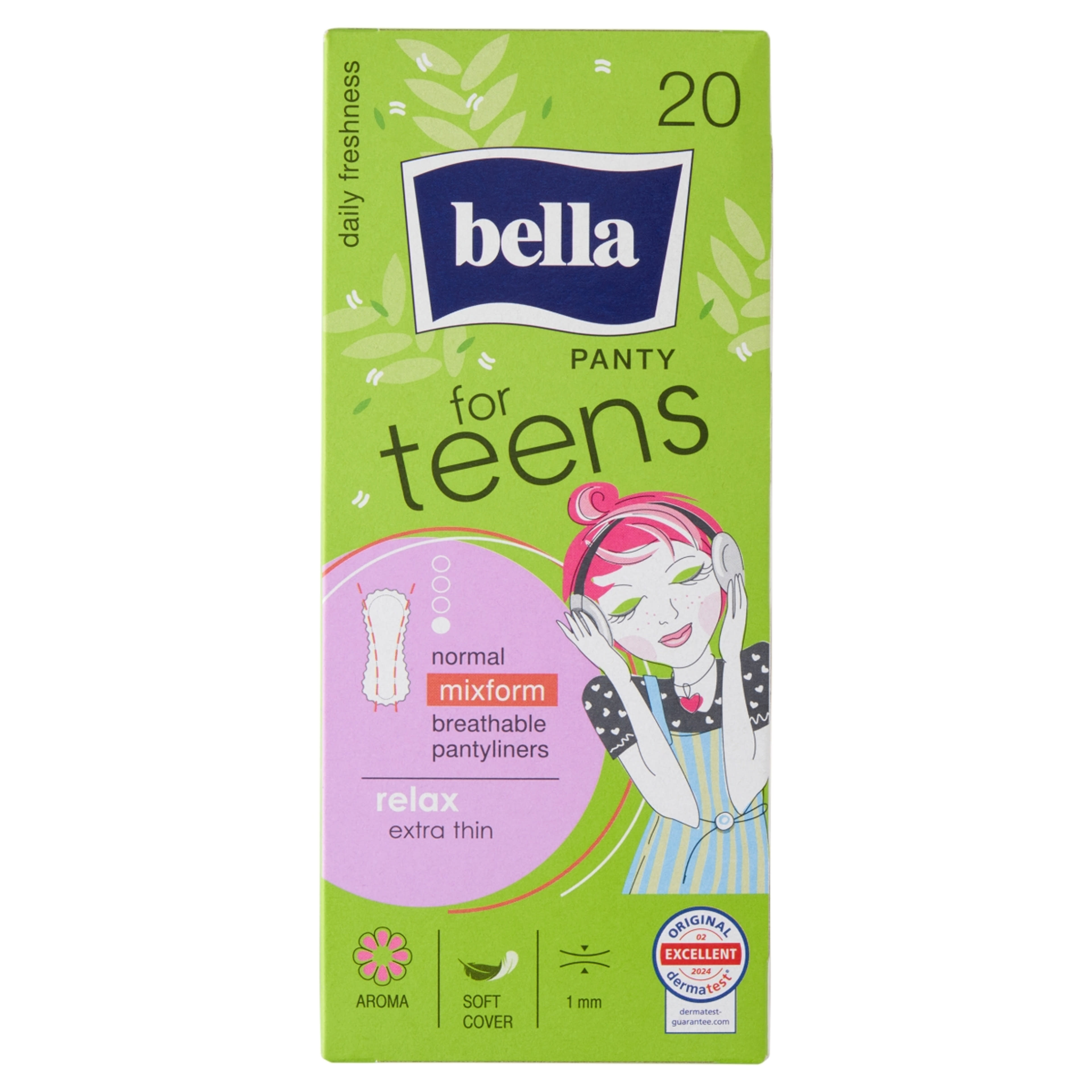Bella for Teens Relax illatosított tisztasági betét - 20 db-1