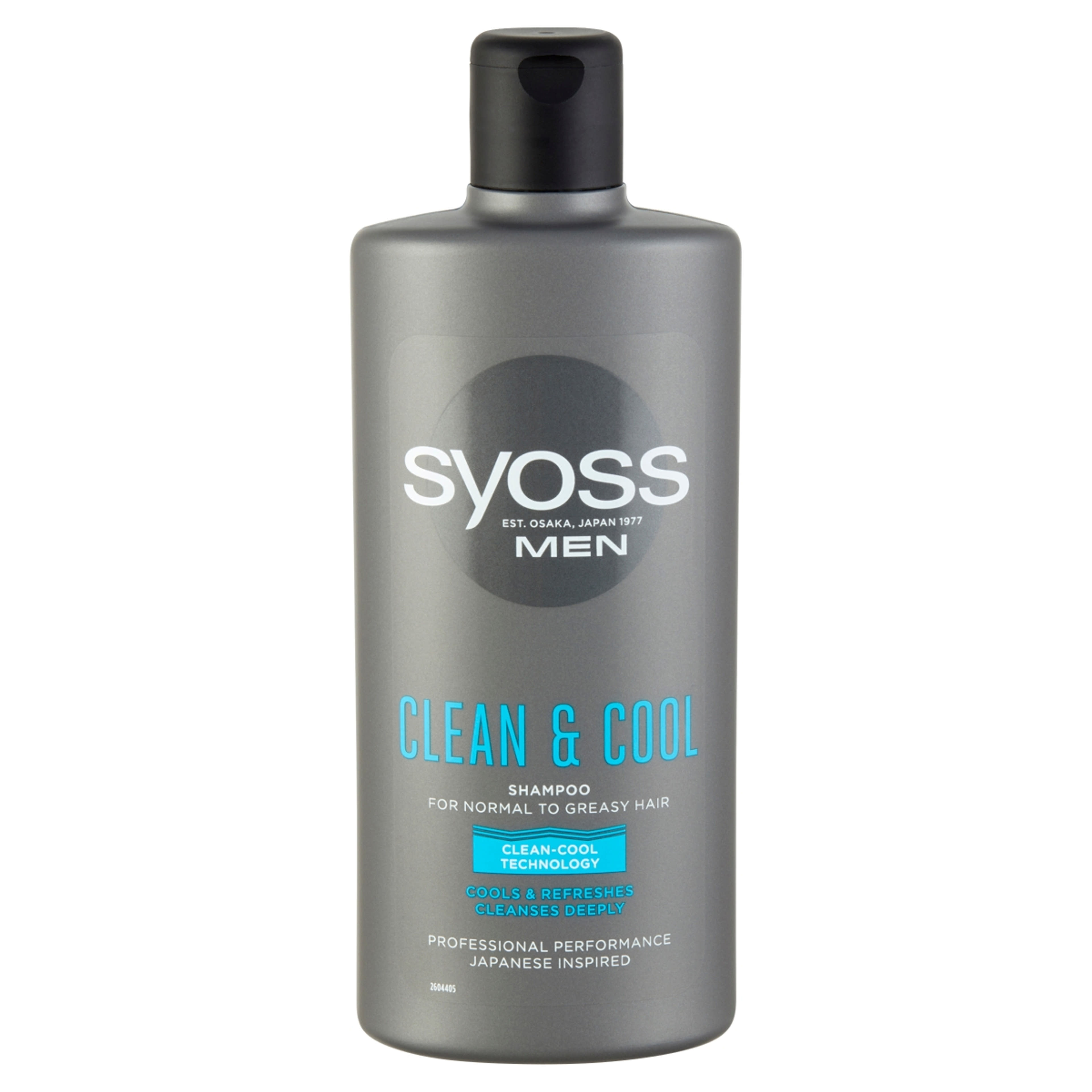 Syoss Clean&Cool sampon férfi - 440 ml-2