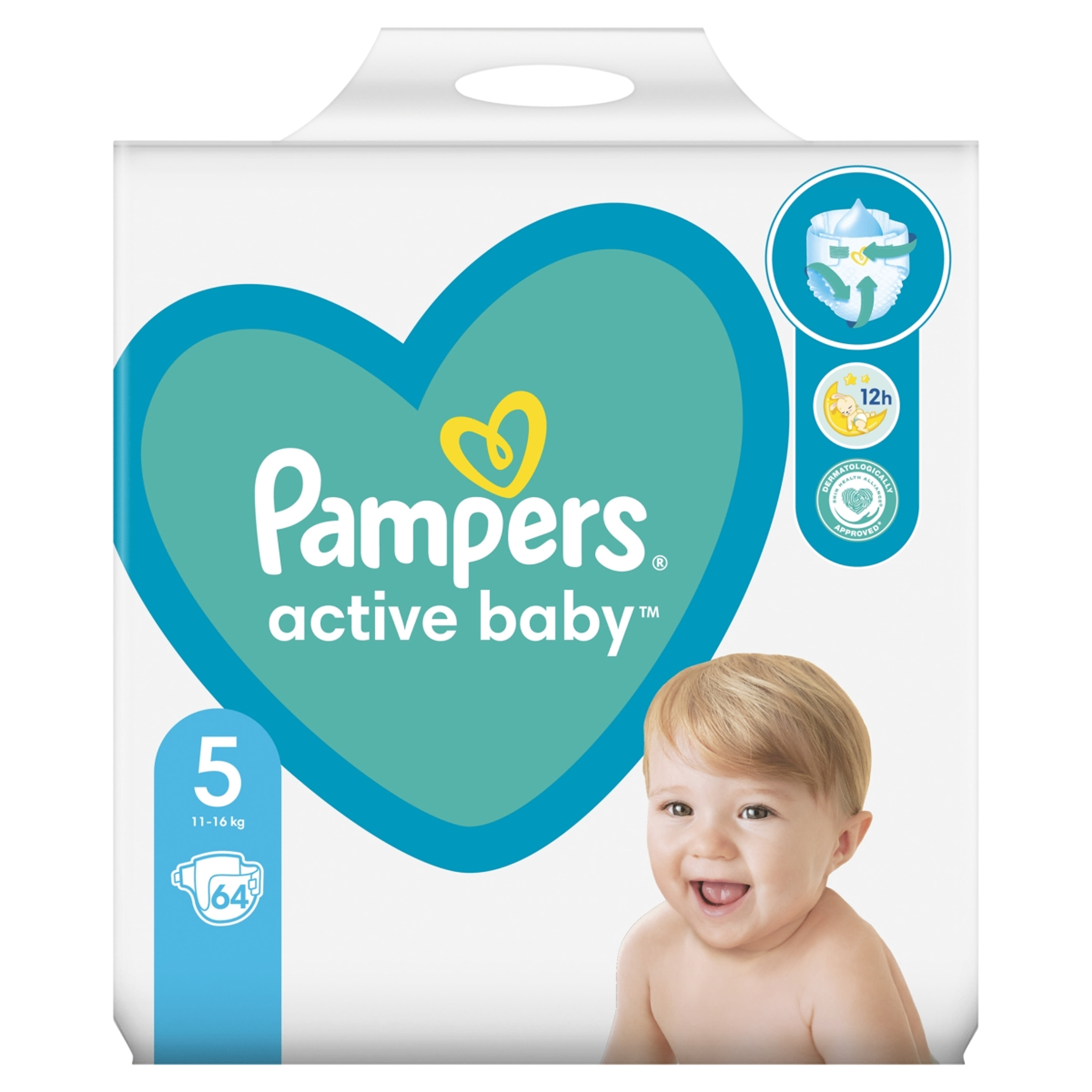 Pampers Active Baby Giant Pack Pelenka 5 - 64 db-1