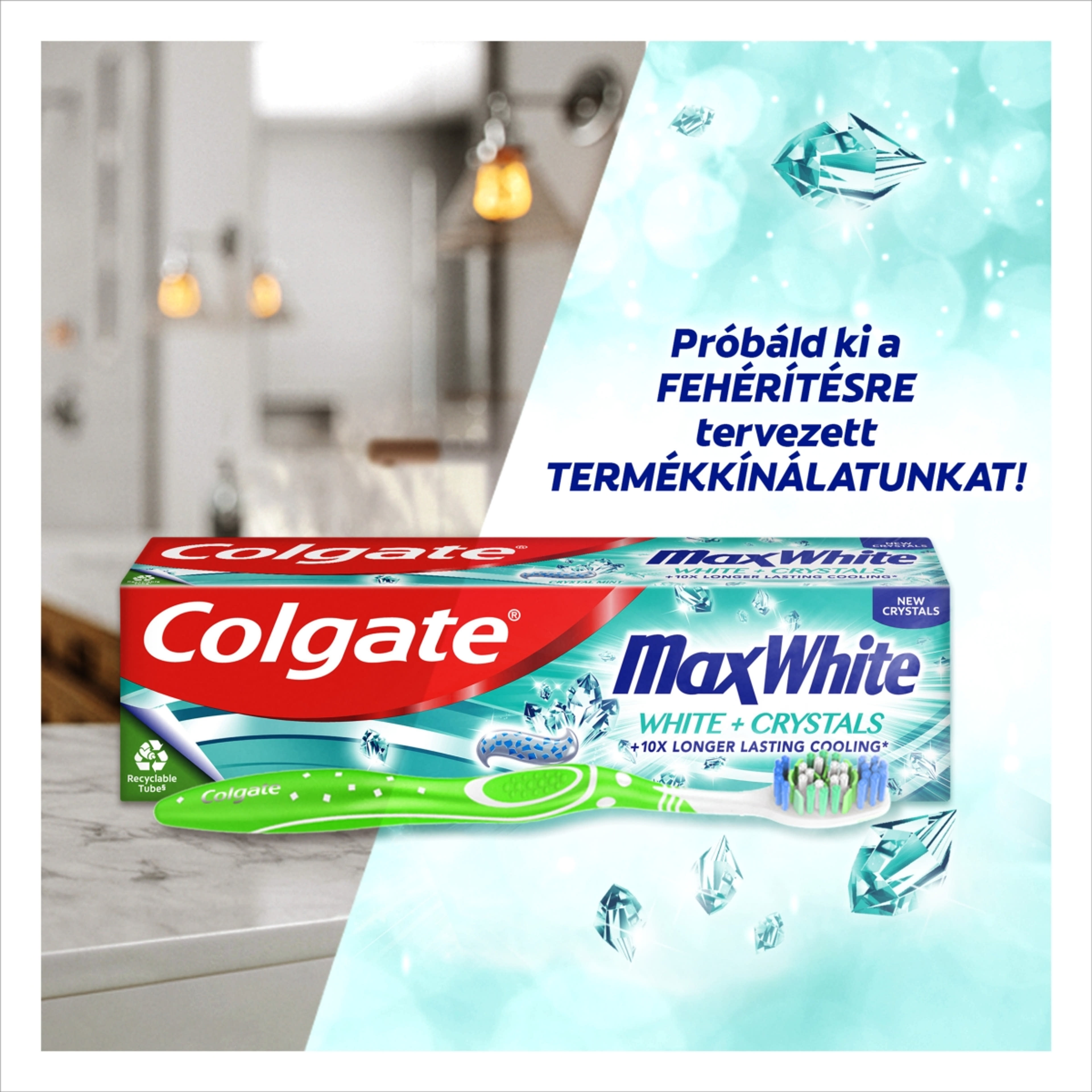 Colgate Max White Medium fogkefe - 1+1 db-7