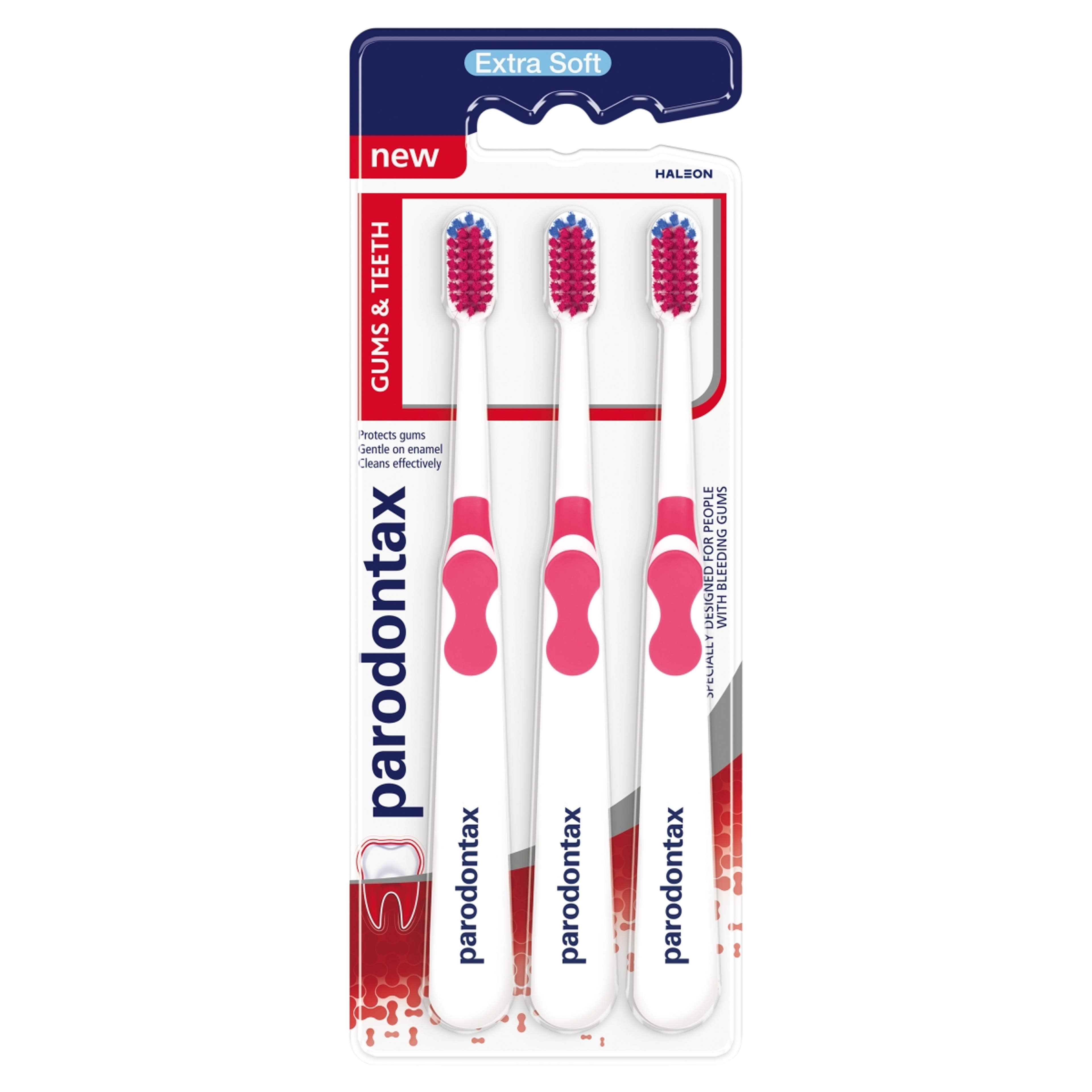 Parodontax Gums & Teeth Triopack fogkefe - 3 db